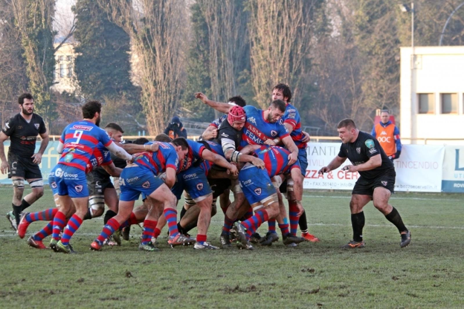 Petrarca in vantaggio al termine del primo tempo