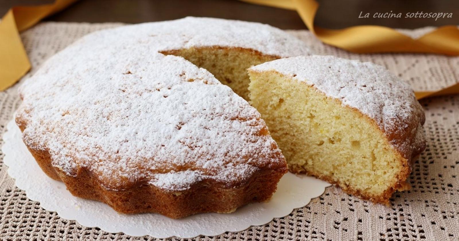 Torta fatta in casa con farina di mais