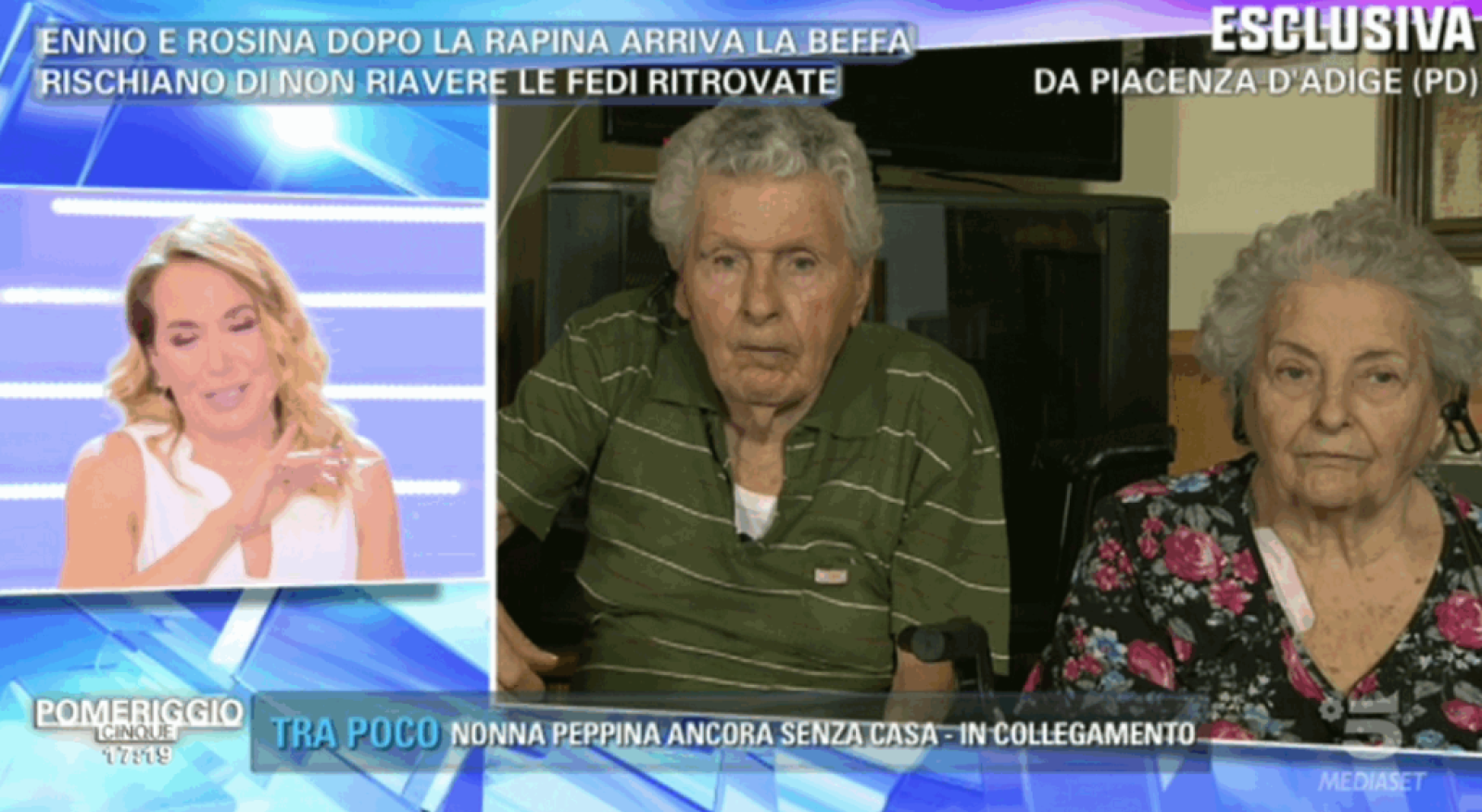 Dopo la rapina restituite le fedi a Ennio e Rosina