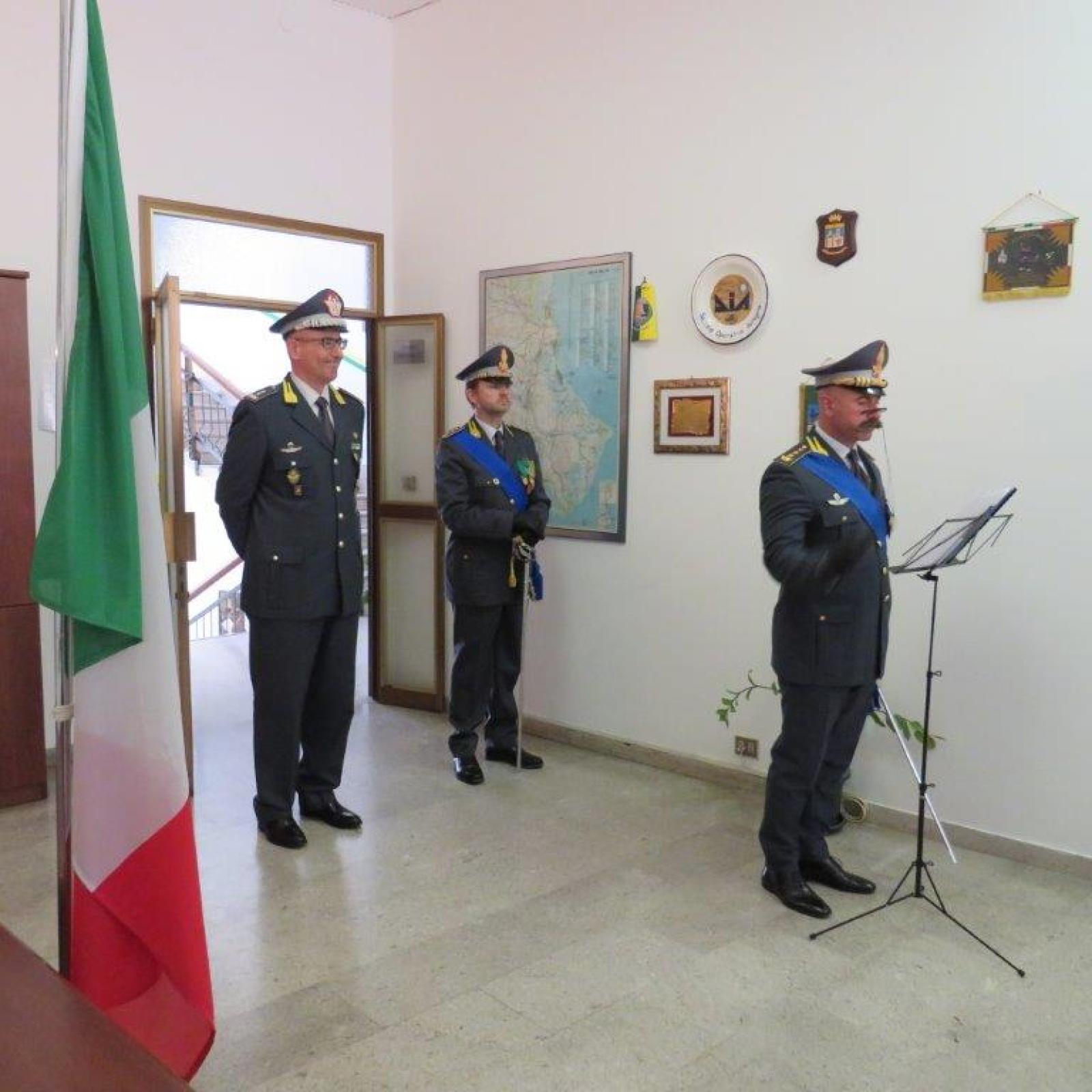 Gdf: passaggio di consegne tra il colonnello Nicola Sibilia e il colonnello Dario Guarino