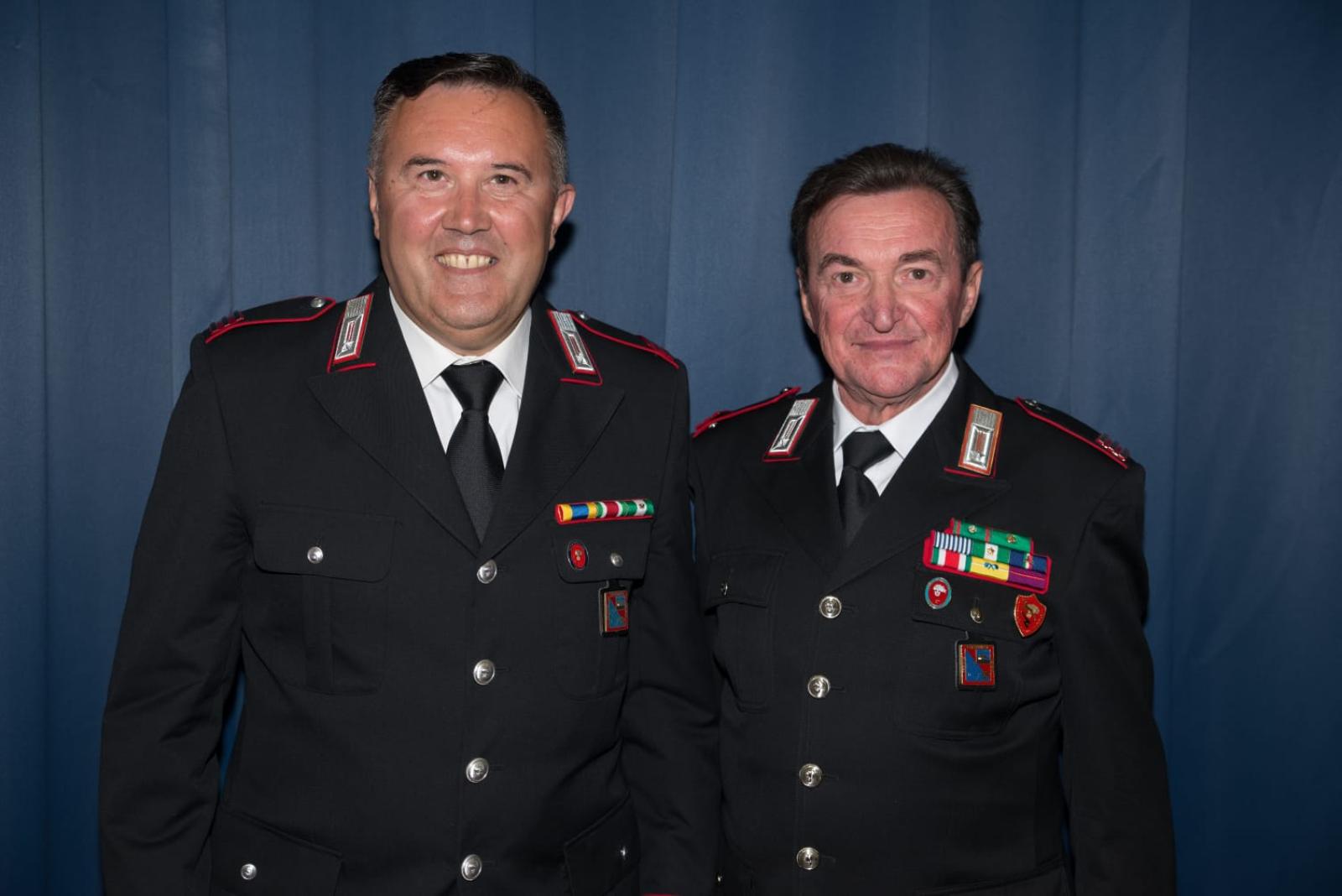 In pensione dopo anni di onorato servizio nell'Arma gli investigatori Marcacci e Filippi