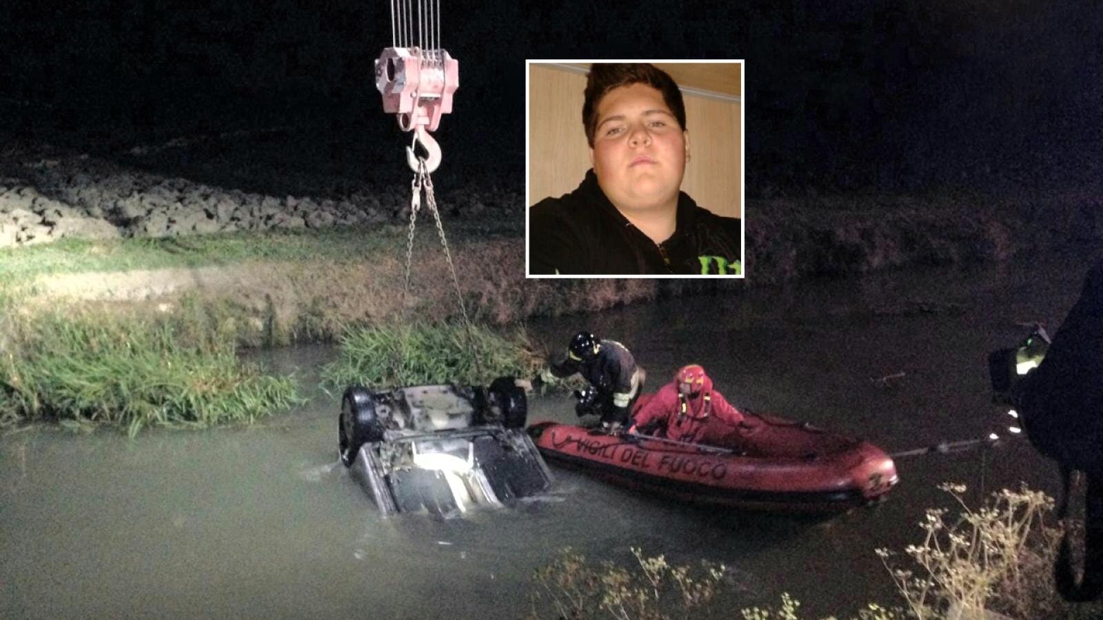 Vola con l'auto nel canale, 21enne muore annegato
