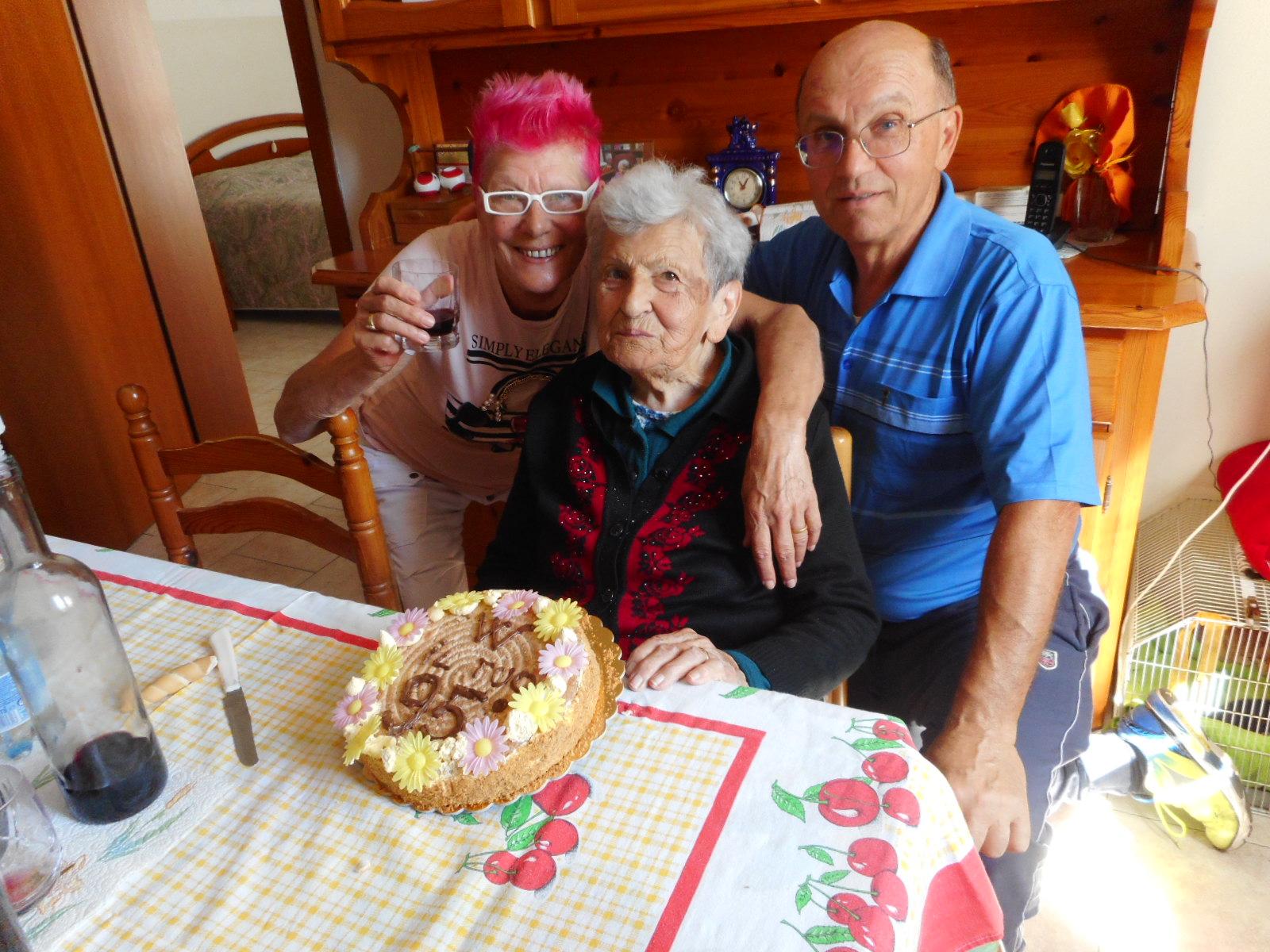 Nina Giuseppina Malerba soffia sulle 95 candeline