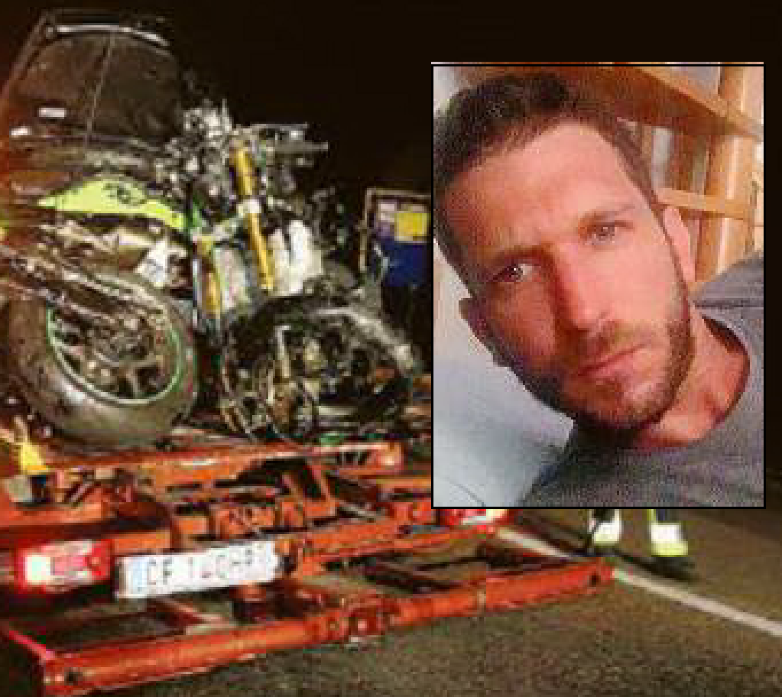 Esame esterno sul corpo di Moreno Bardella