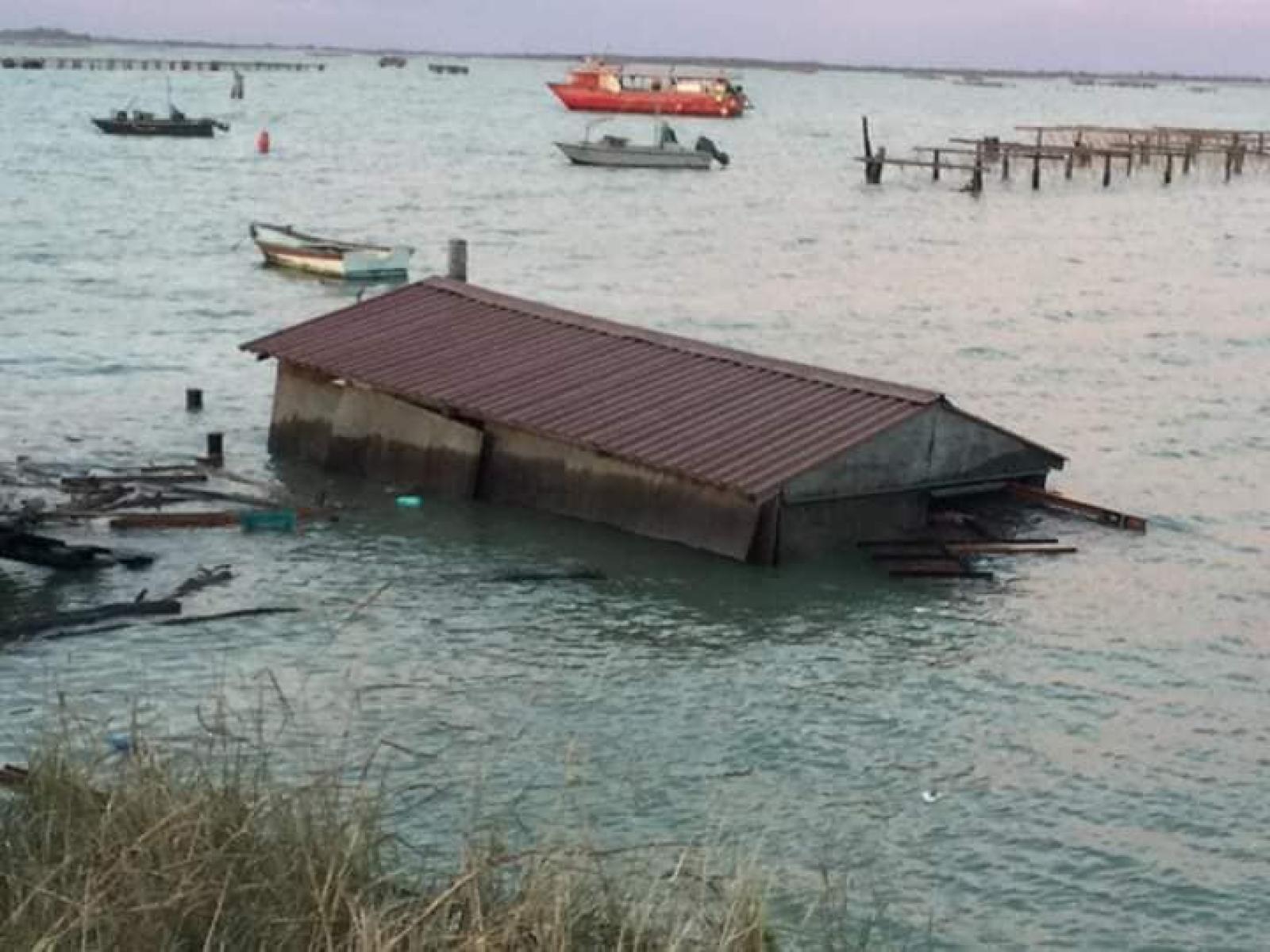 Distrutto il lavoro dei pescatori, danni pesantissimi nella Sacca