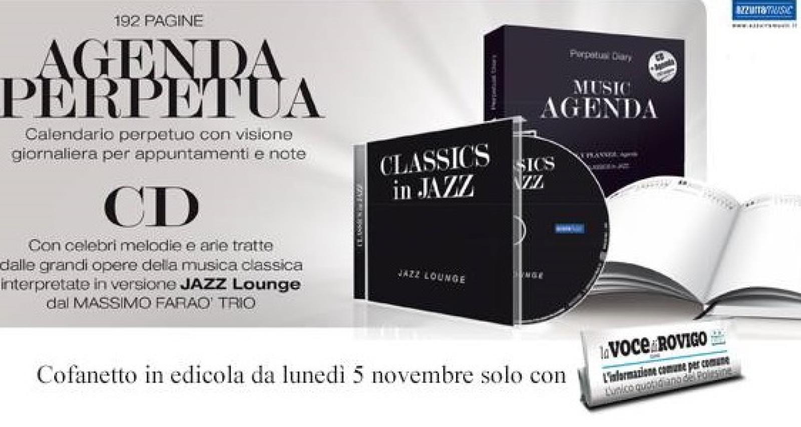 Agenda perpetua e cd jazz domani il prezioso cofanetto