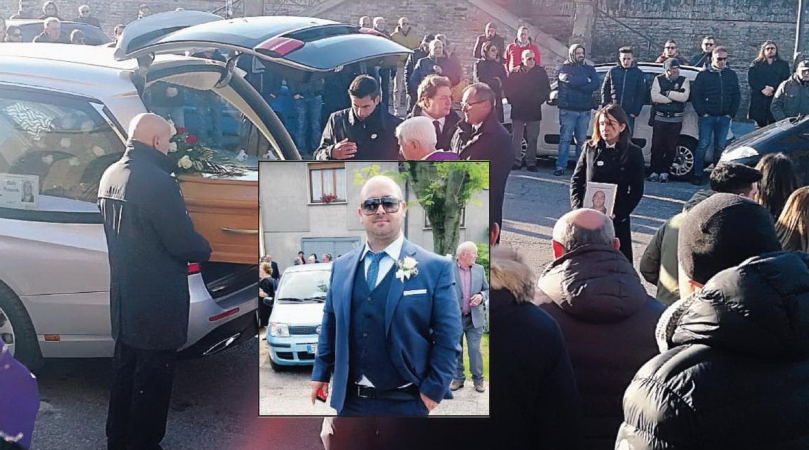 Una folla accompagna l&rsquo;ultimo viaggio di Rudy