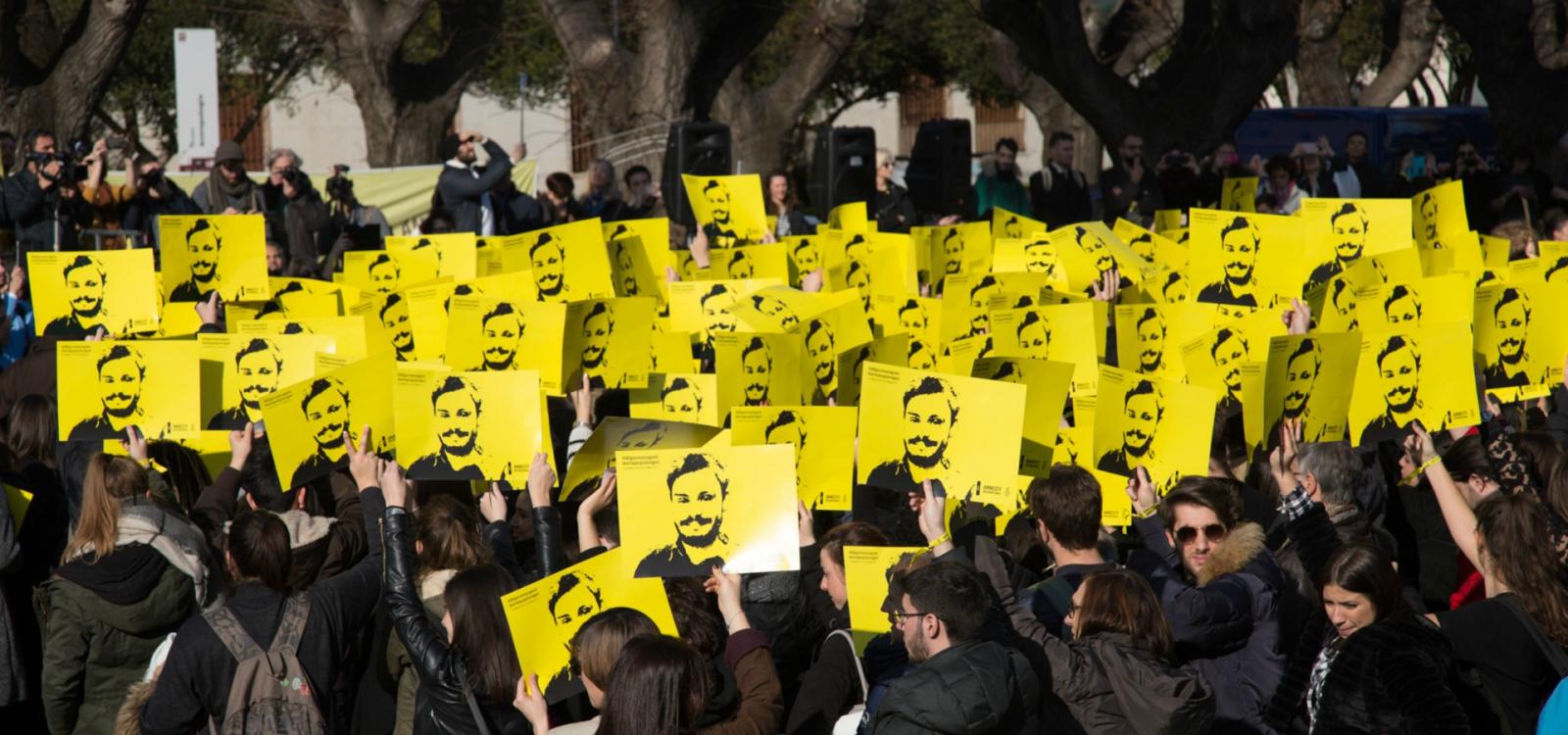 Anche a Rovigo  la fiaccolata per Giulio Regeni