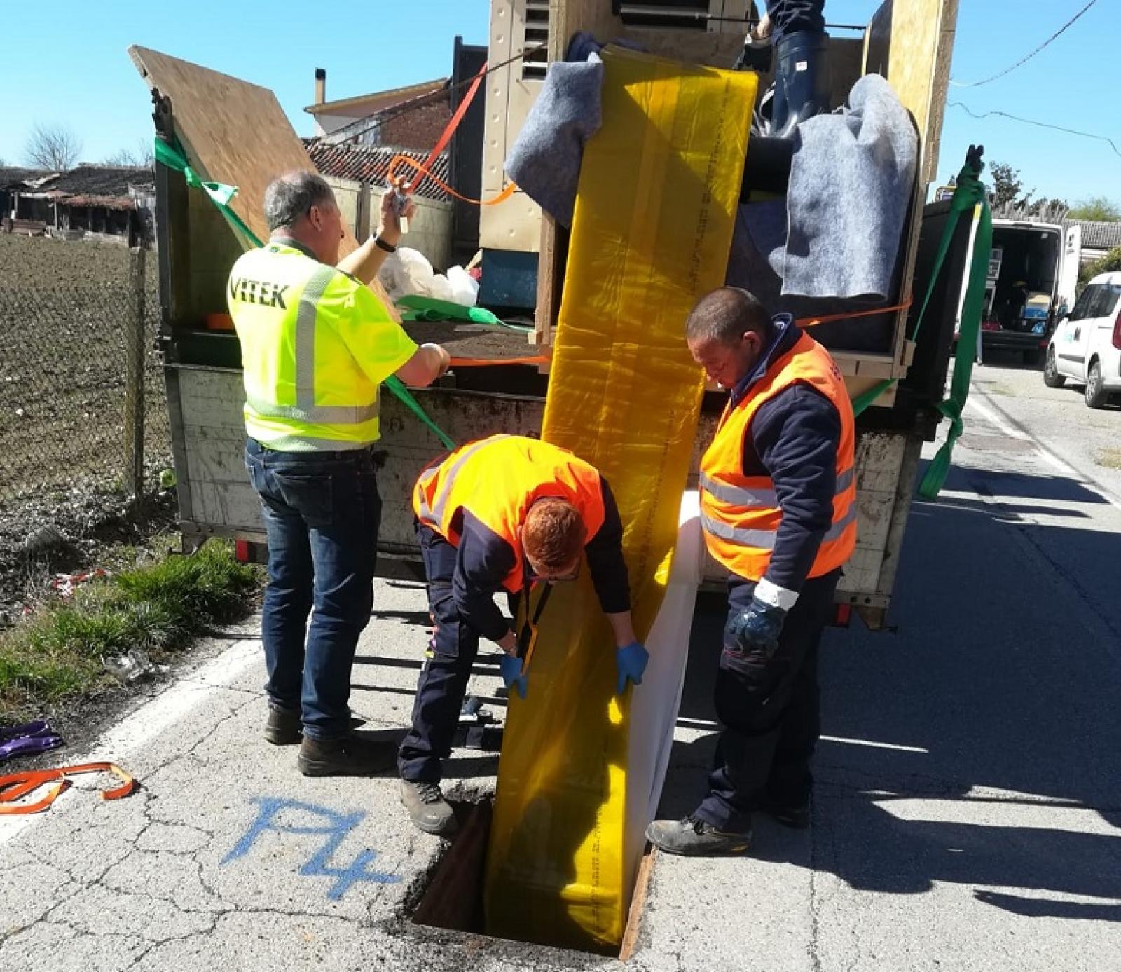 Il cantiere entra nel vivo