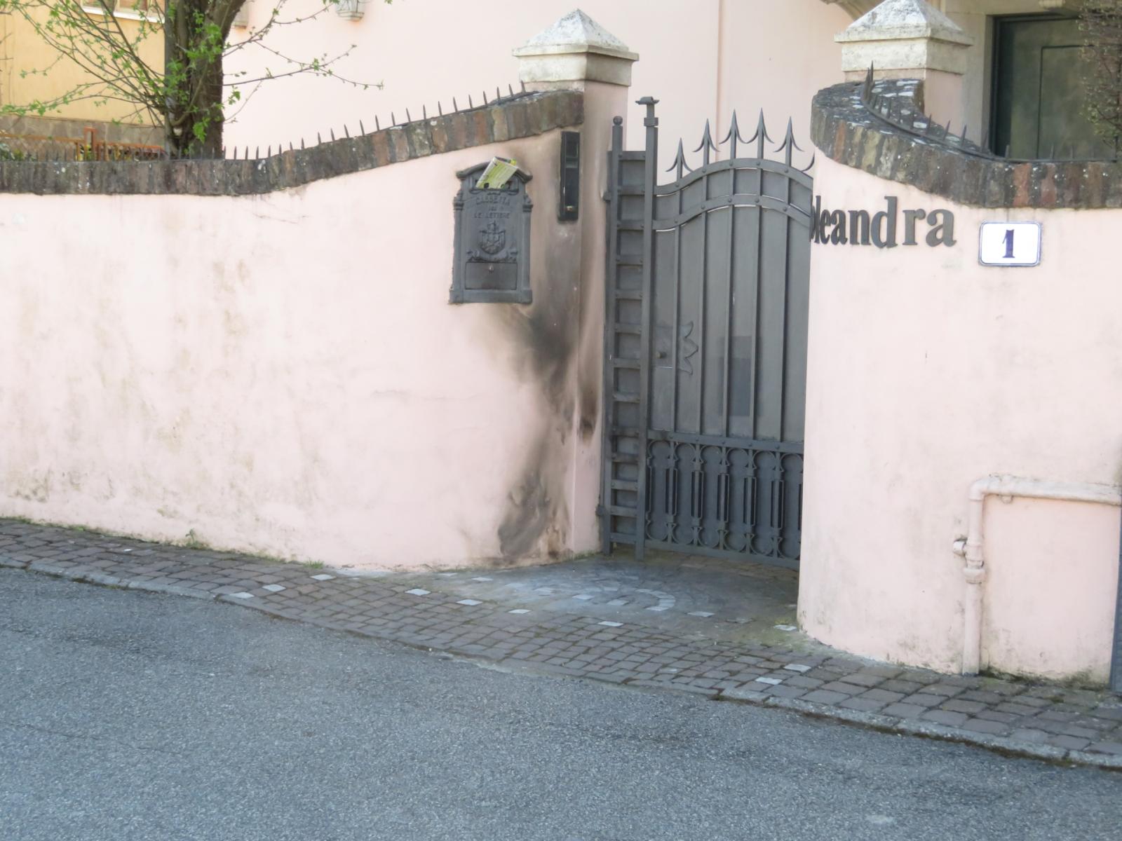 Fiamme all'abitazione di Bisco