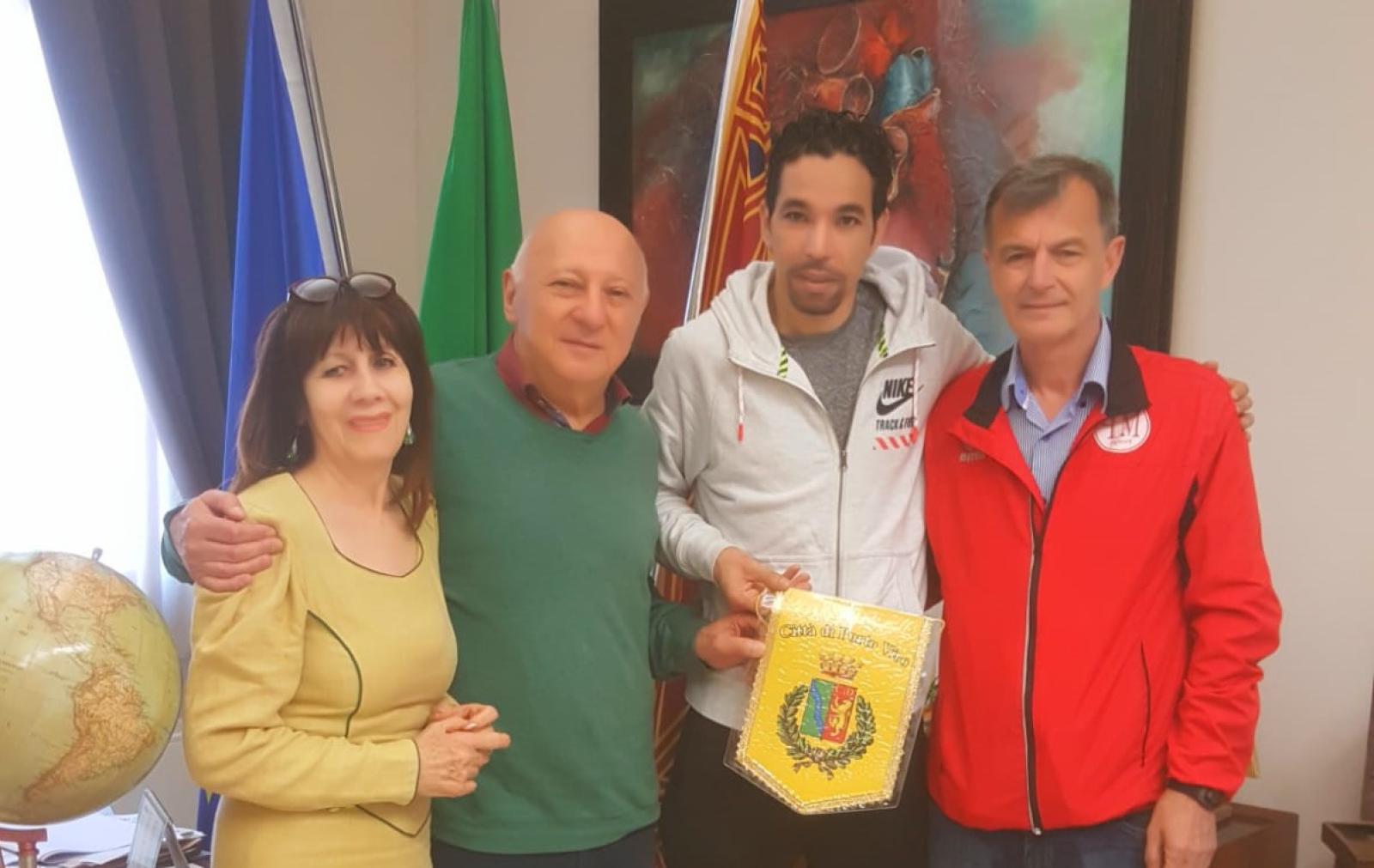Un atleta olimpico come vicino di casa