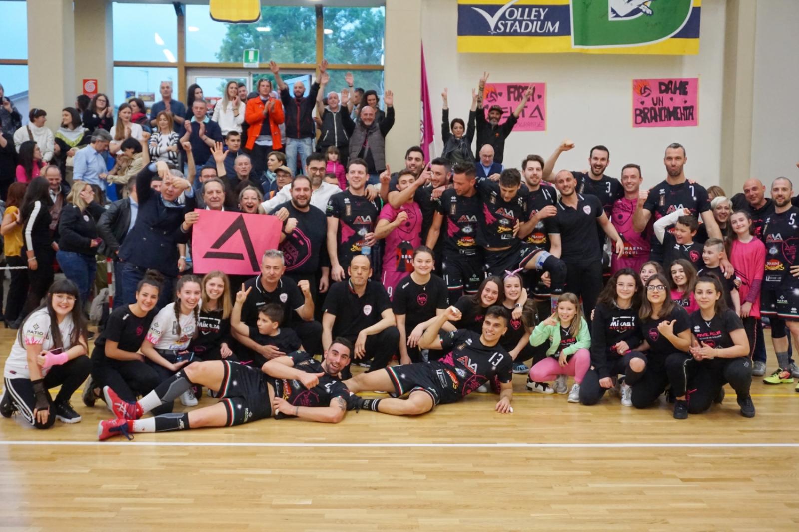 L'Alva Inox promossa nell'olimpo del volley