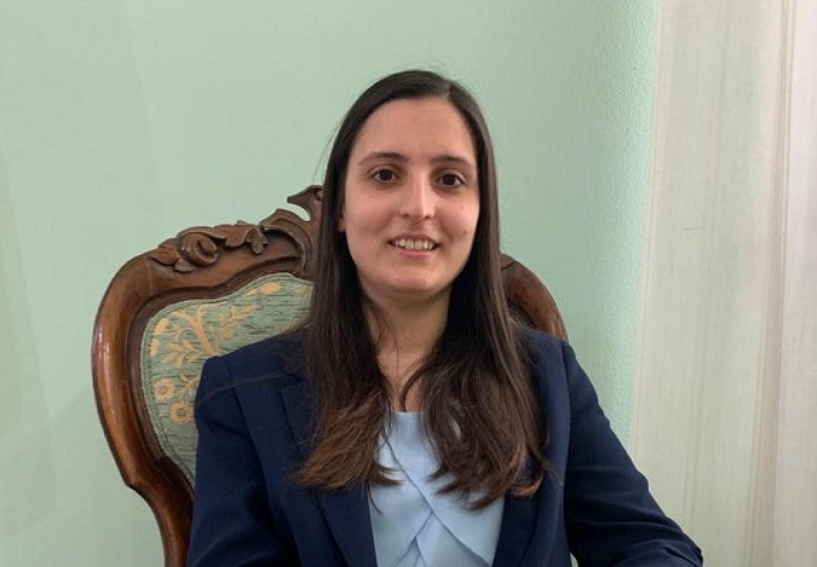 Bergantino in mano a Lara Chiccoli