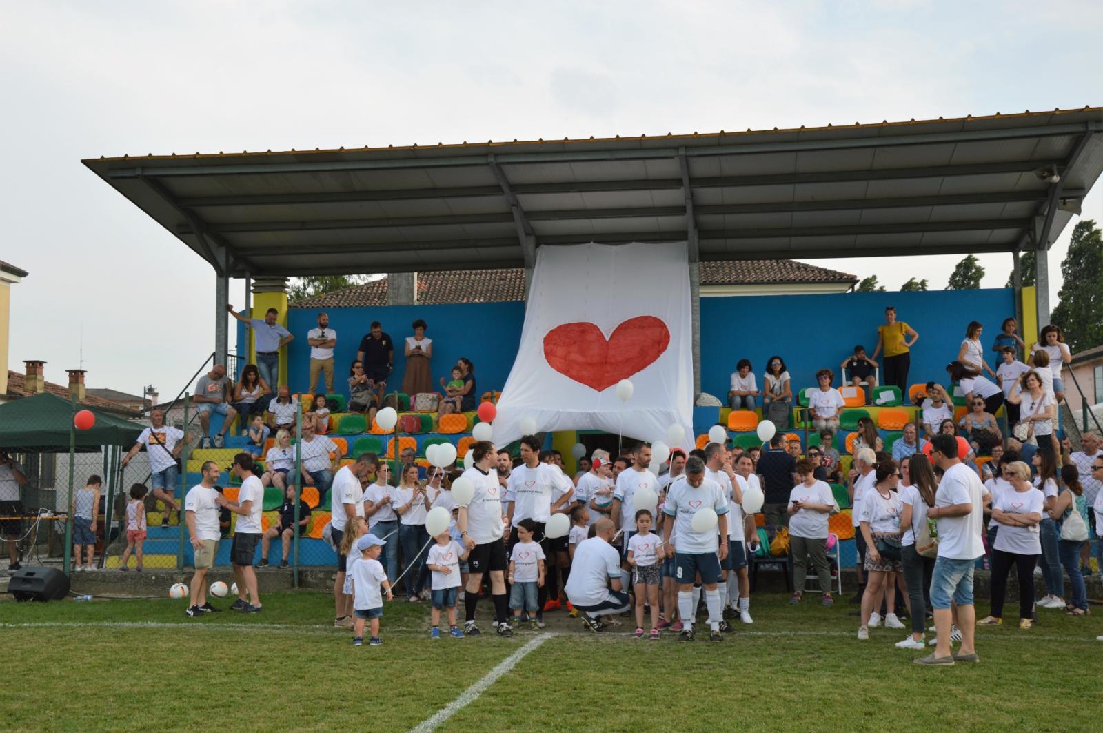 In campo in ricordo di Gimmi