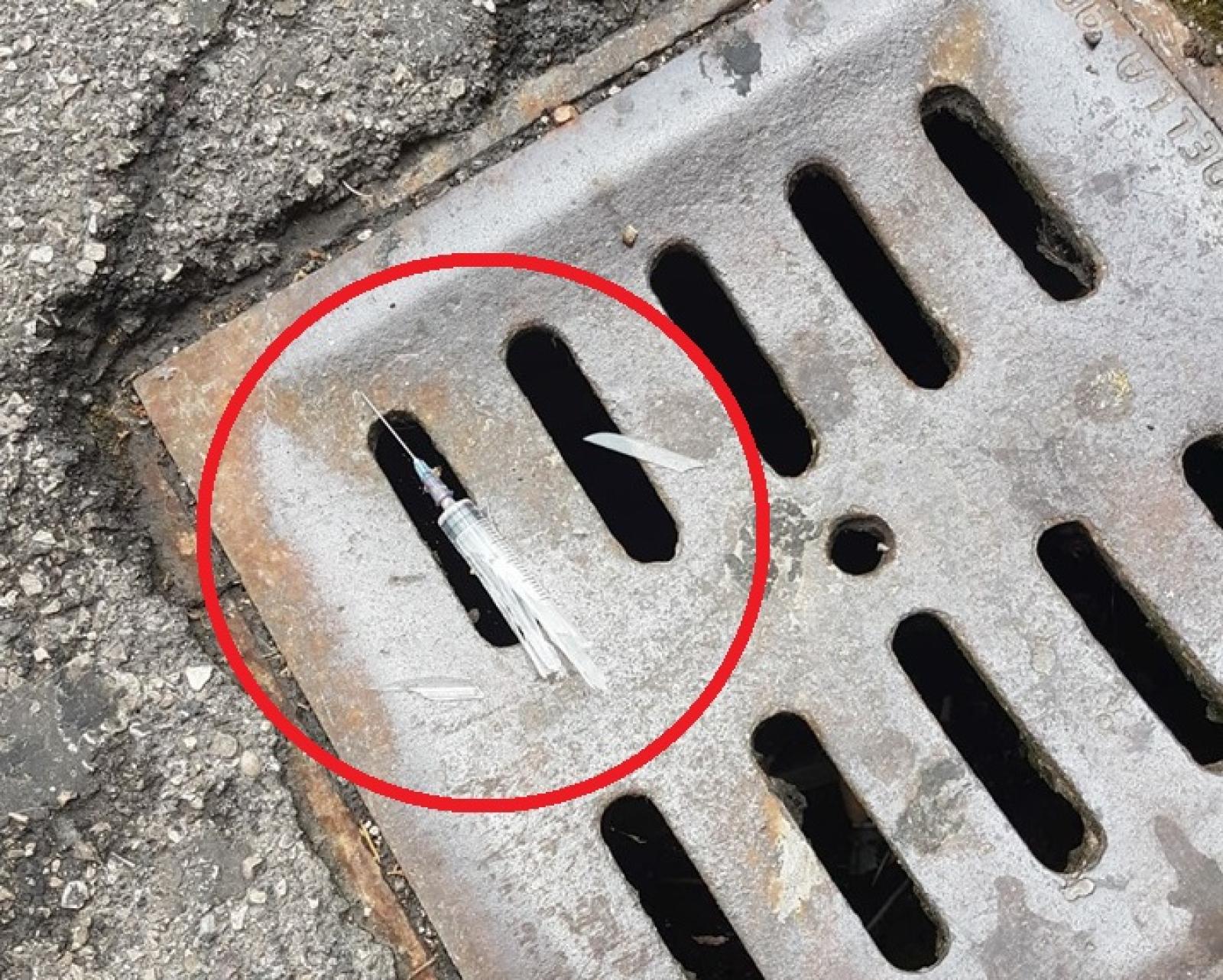 Allarme: un'altra siringa usata gettata per strada