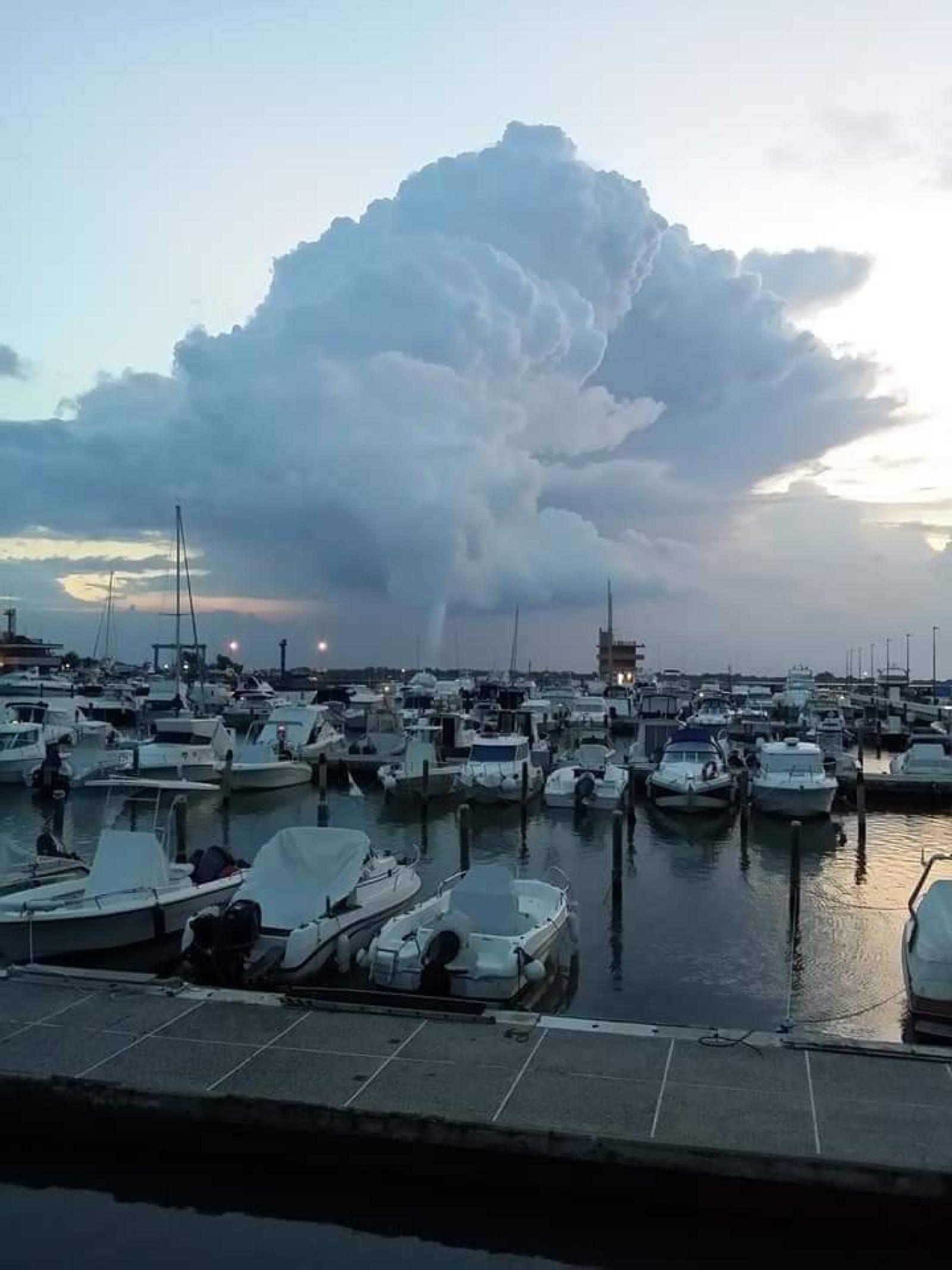 Tromba marina nel Delta