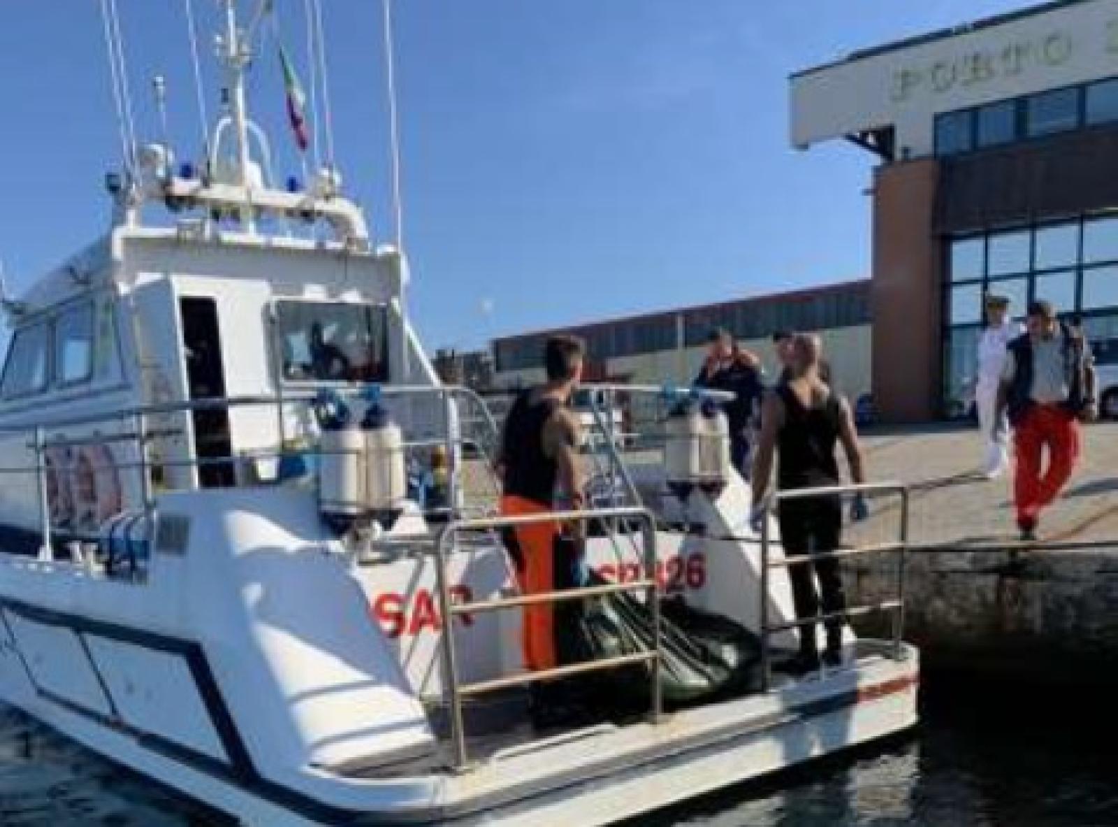 Recuperato un sub senza vita. Si teme sia Luigino