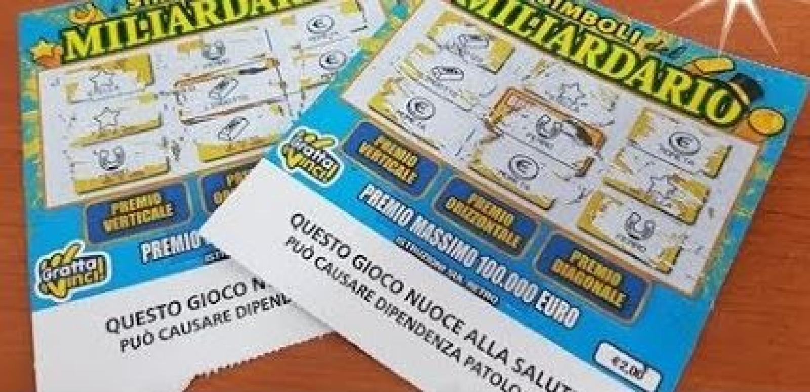 Maxi vincita di 100.000 euro con una gratta e vinci da 2