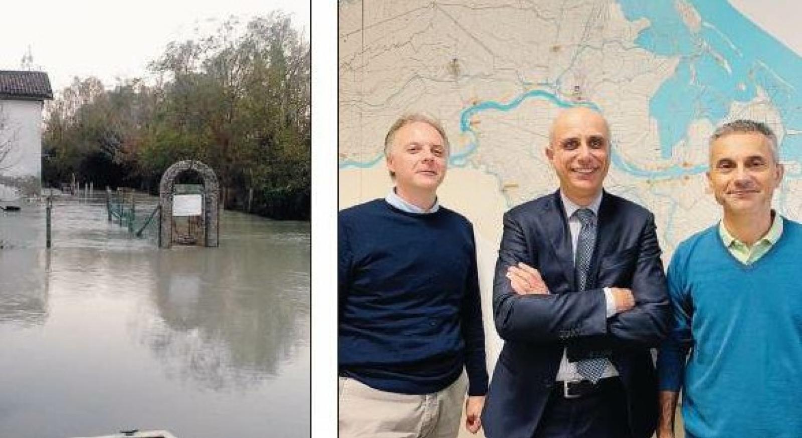 Aipo, custode di 370 chilometri di argini