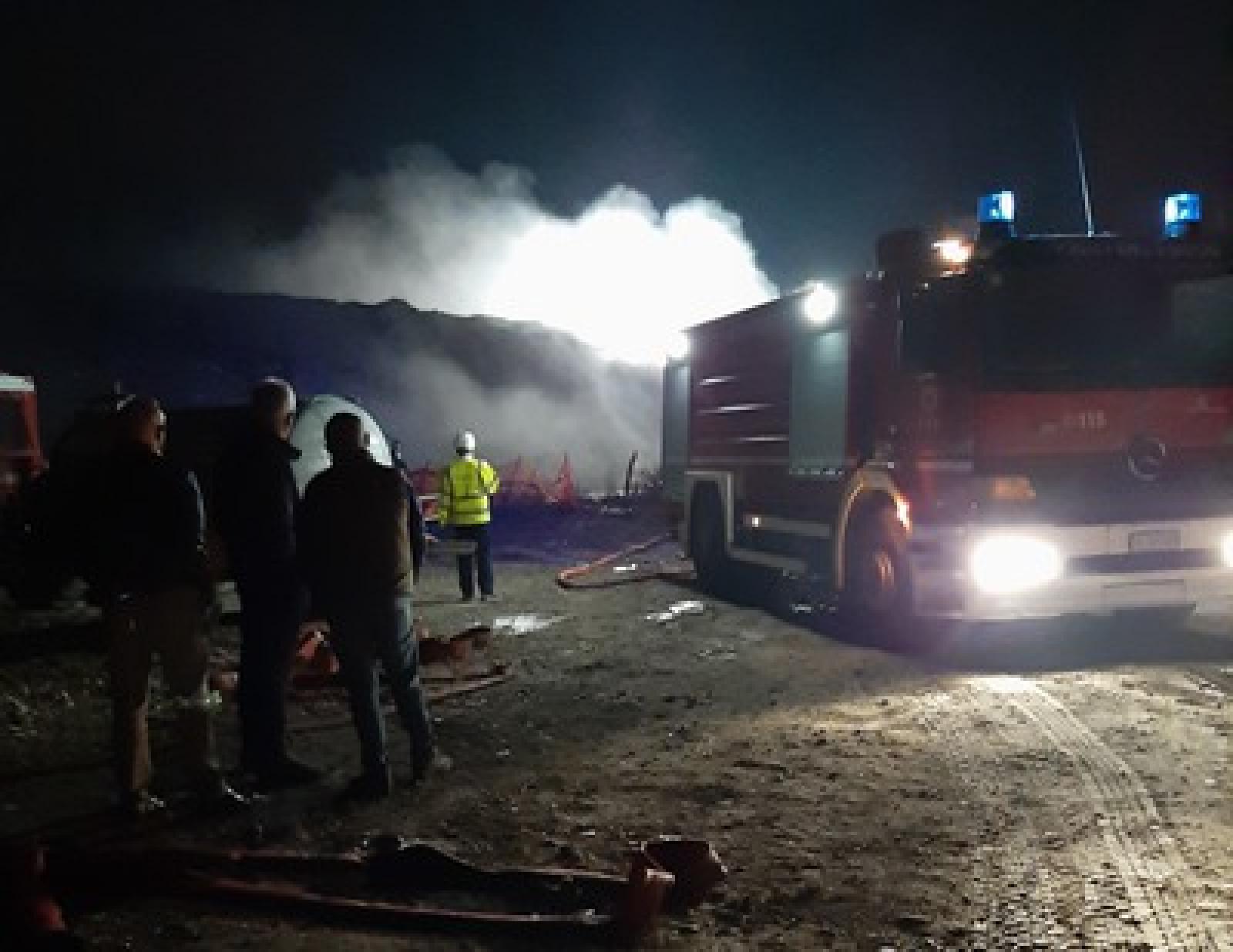 Incendio in discarica: "Nessun rischio per la salute"