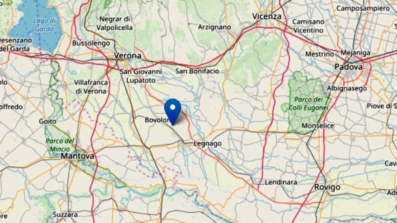 Tre scosse di terremoto in rapida sequenza sul confine con il Polesine