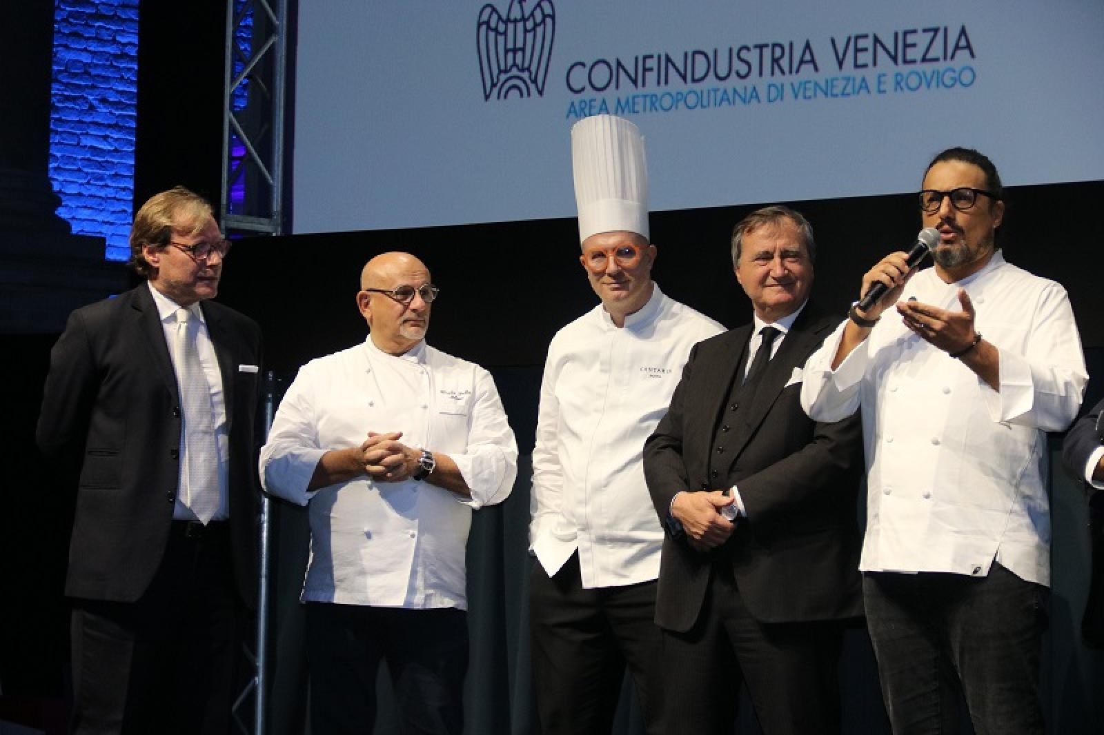 Gli industriali e Alessandro Borghese raccolgono 120mila euro per Venezia