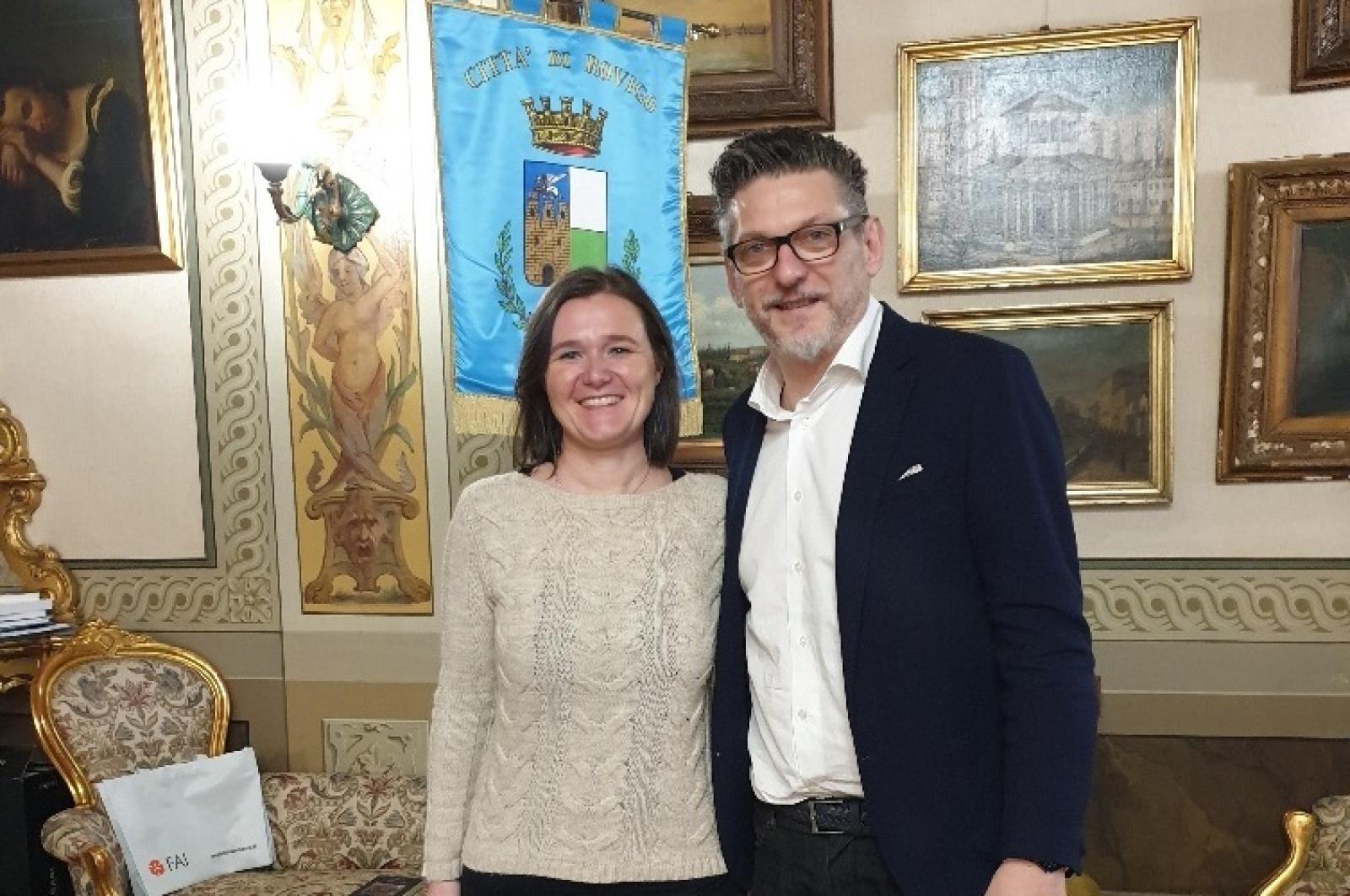 "Ecco uno dei nostri talenti. Grazie Lisa che tieni alto nel mondo Rovigo"