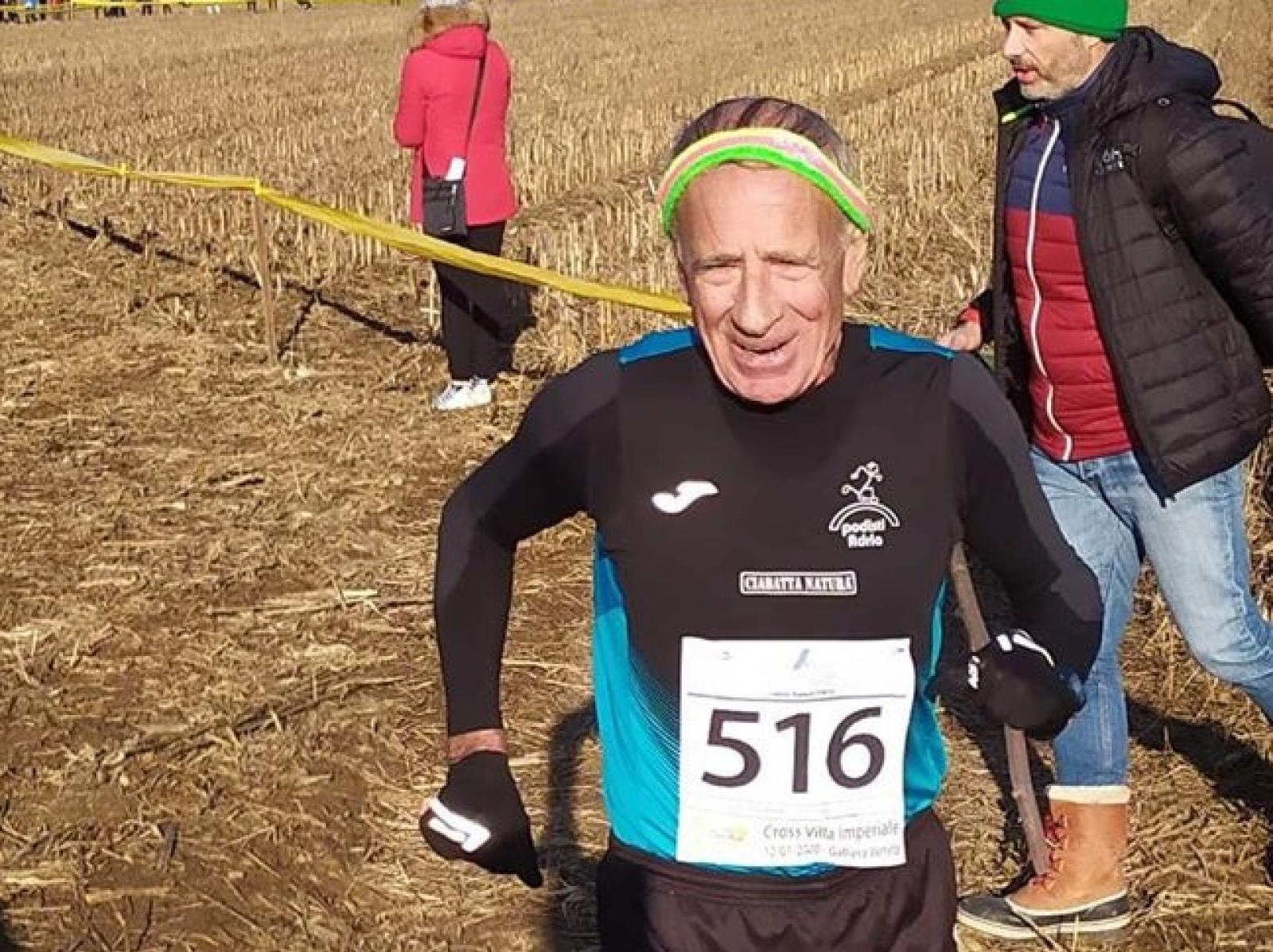 Alla soglia degli 80 anni &egrave; ancora campione regionale di podismo