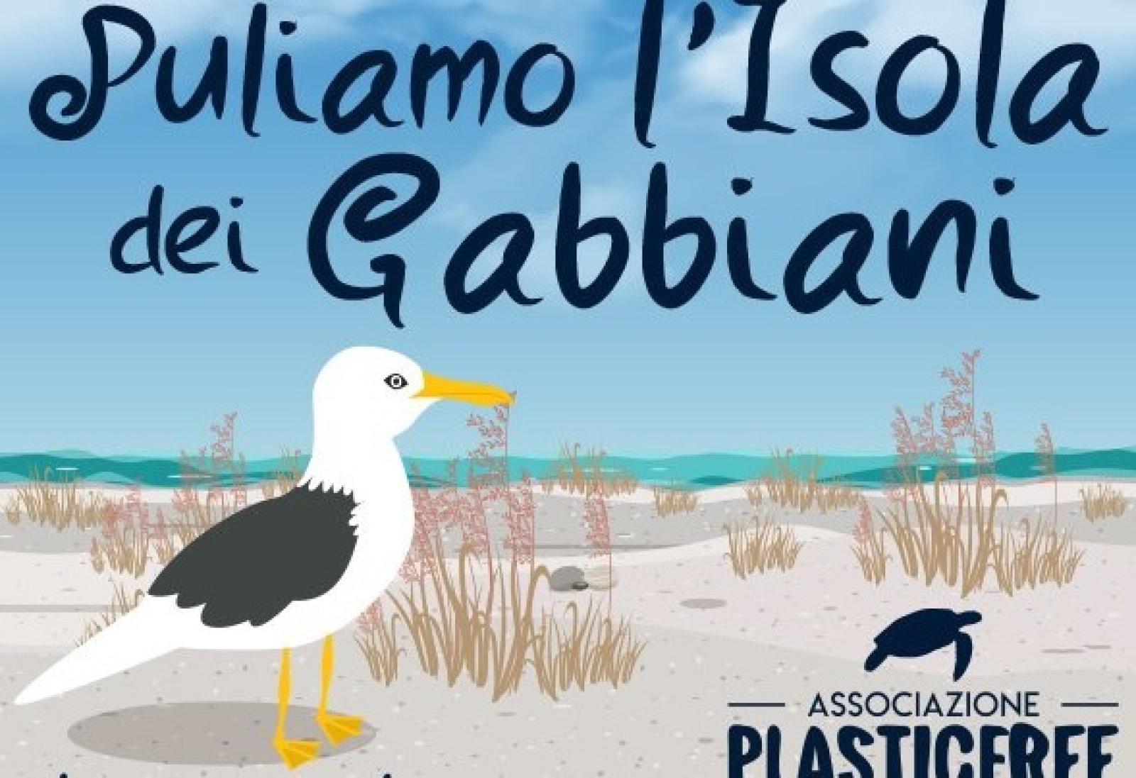 Tutti a pulire l'isola dei Gabbiani