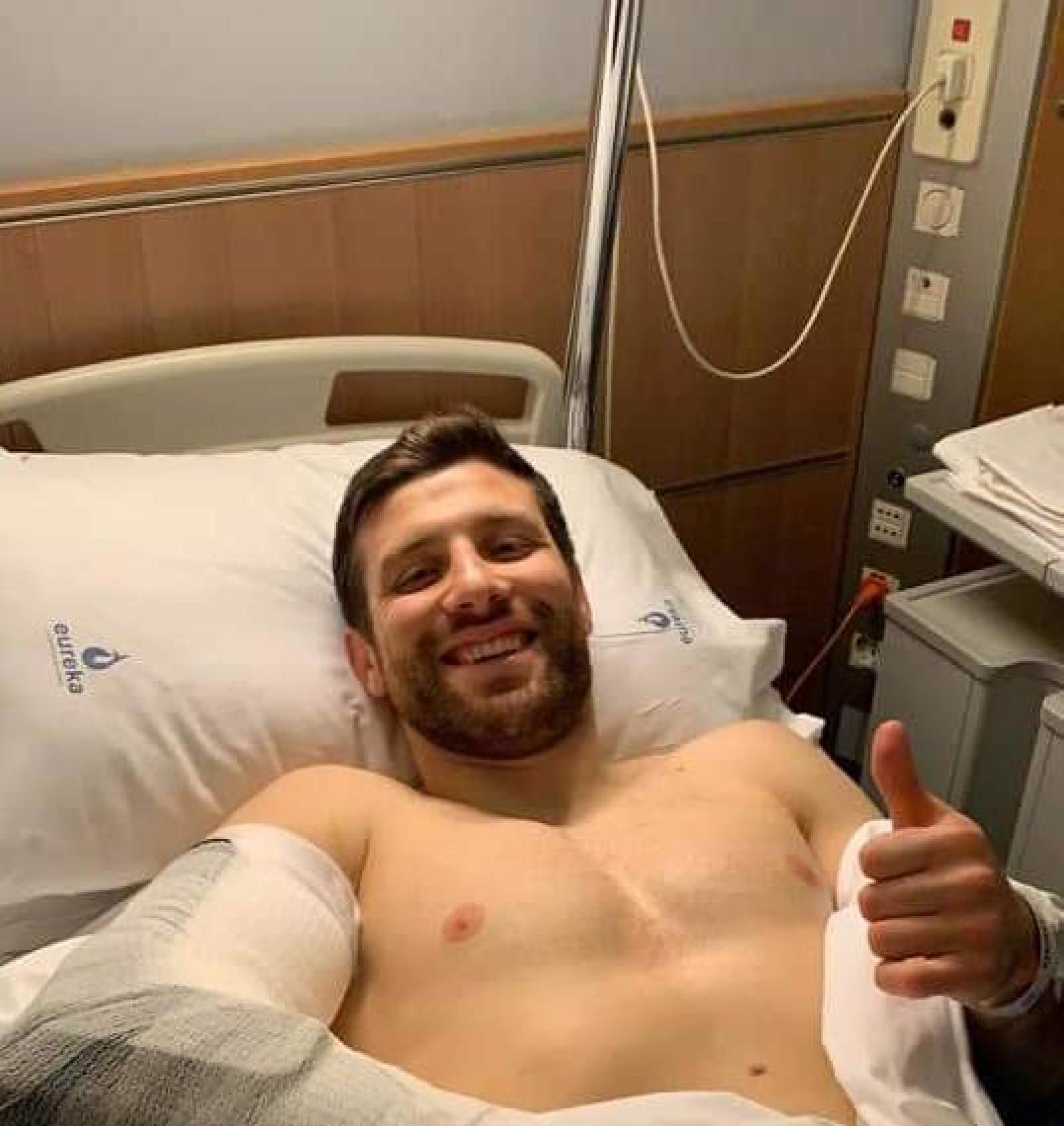 "In bocca al lupo campione"