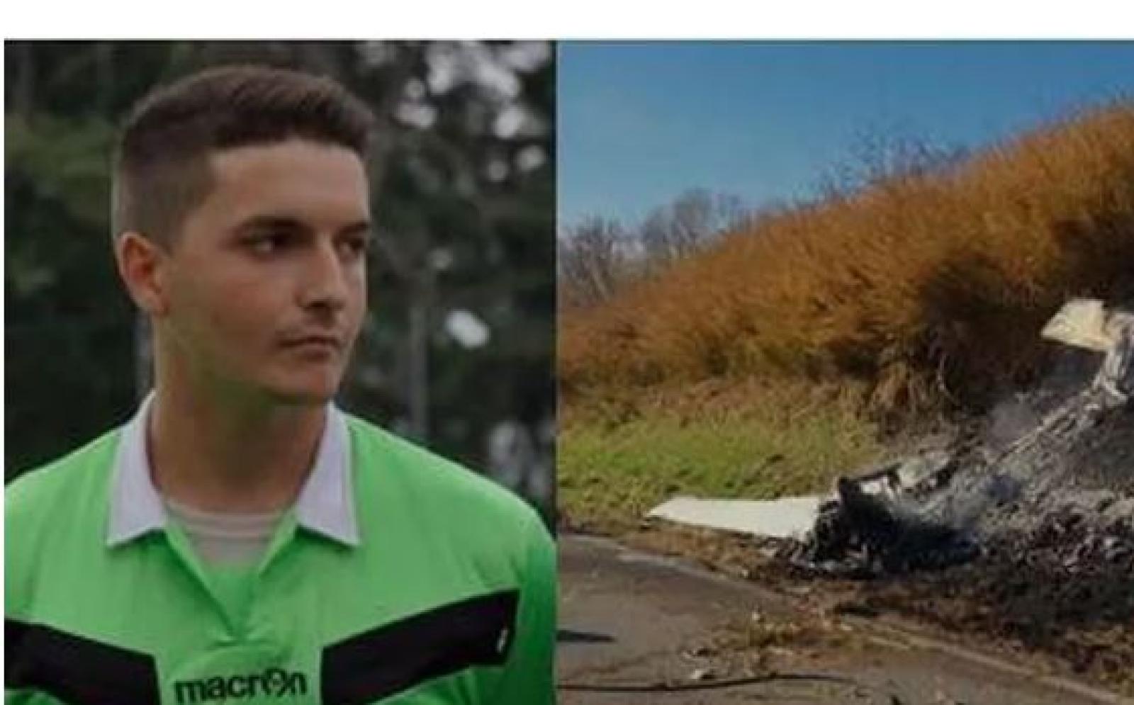 Giovane arbitro di rugby si schianta con il suo ultraleggero e muore