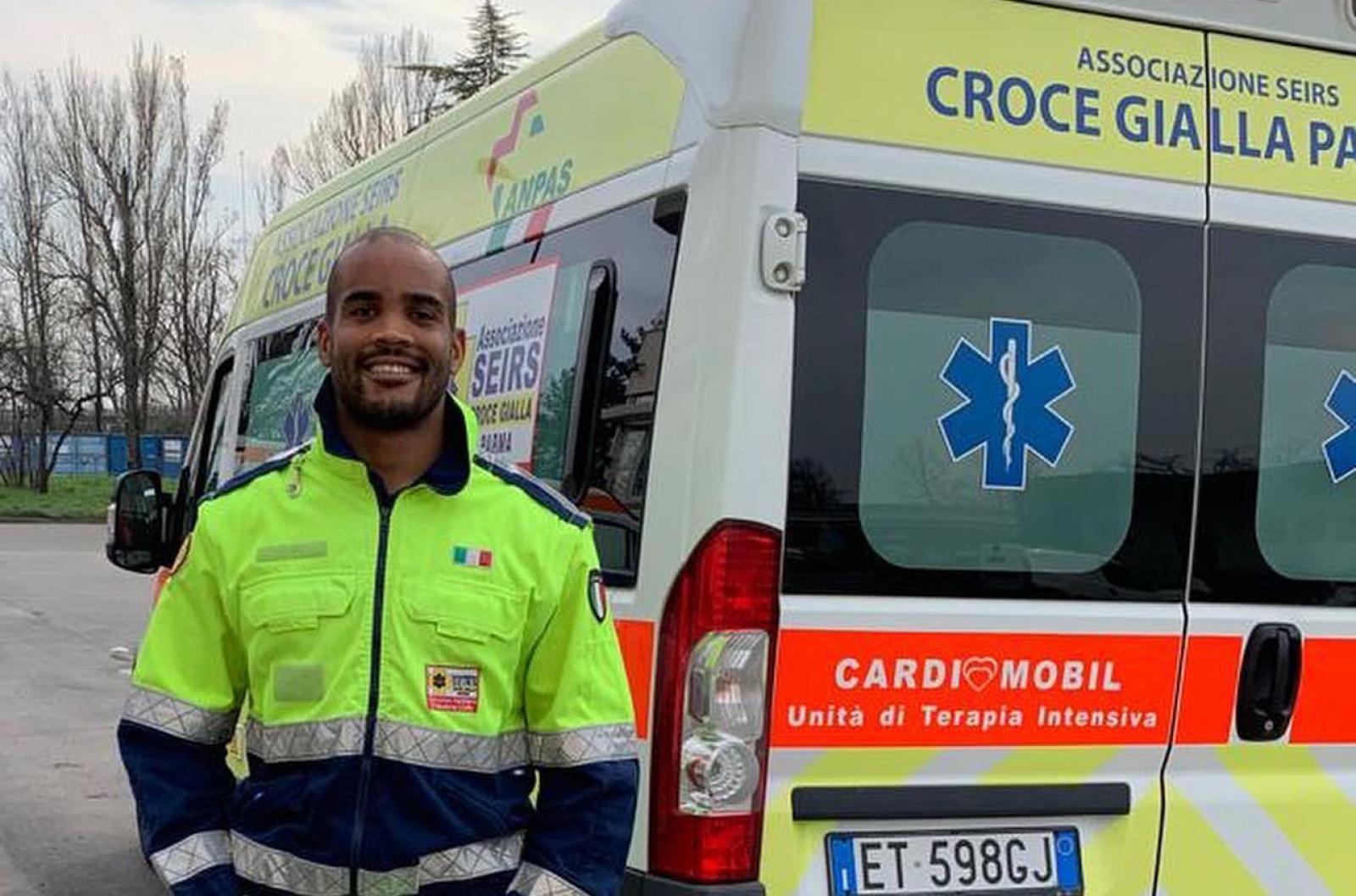 Dal campo da rugby all'ambulanza, una scelta di coraggio