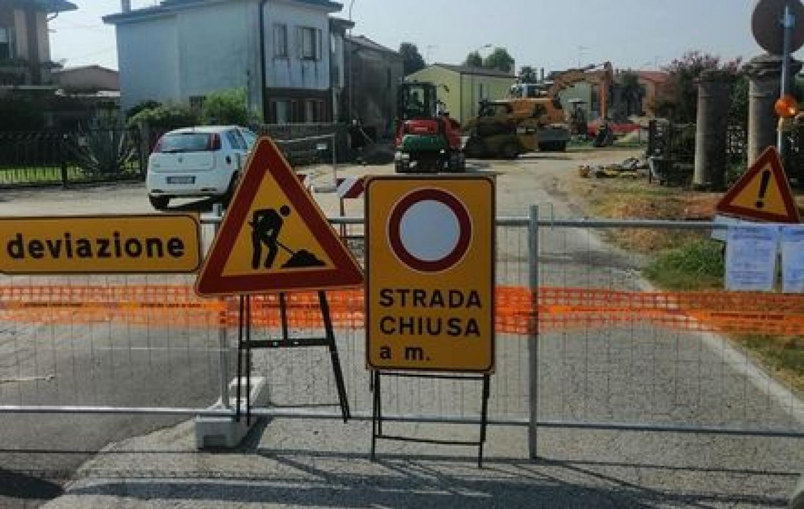 Maxi intervento a Lusia: si amplia la rete delle fognature