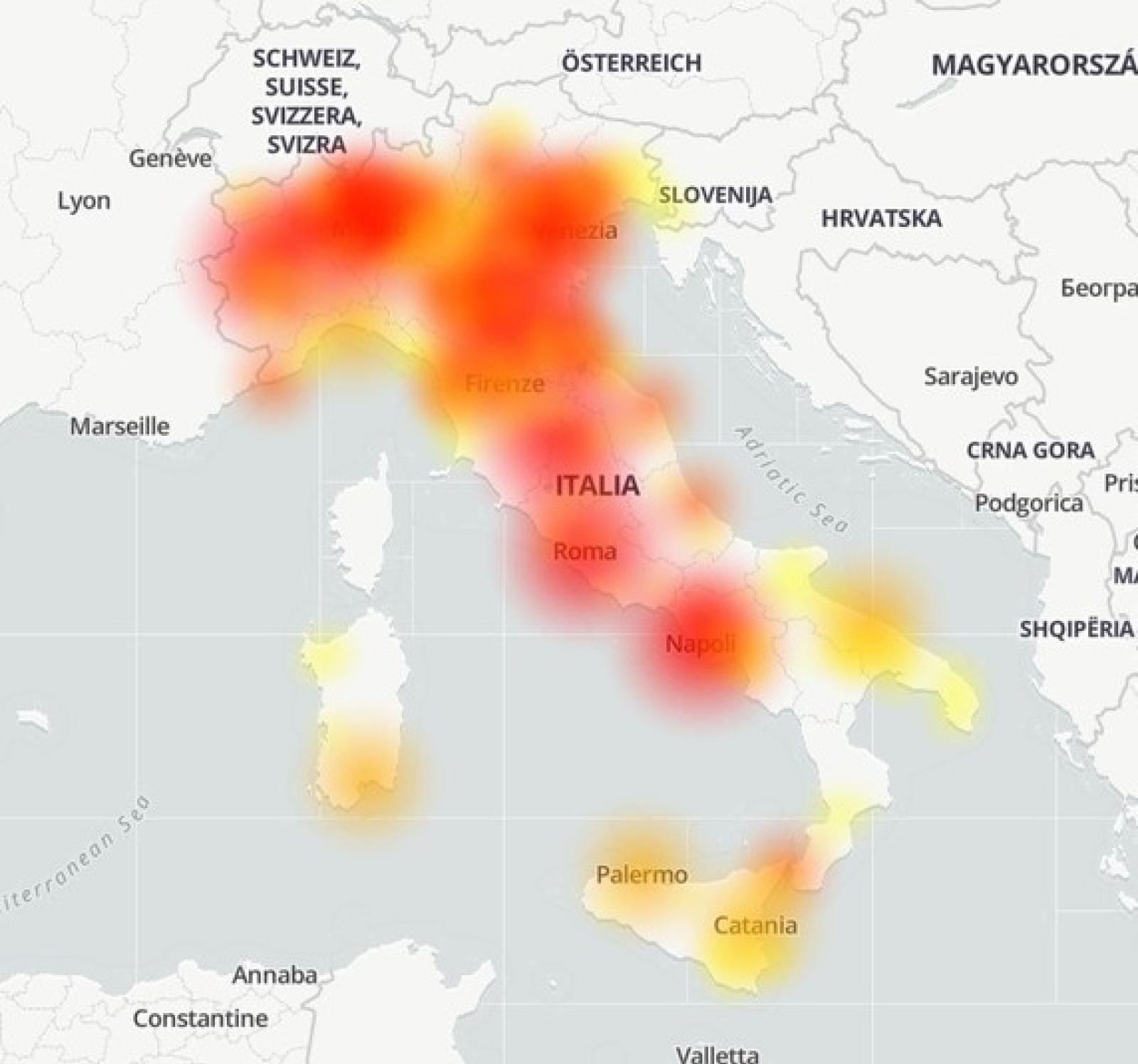 Rete WindTre in down, problemi in tutta Italia: impossibile chiamare