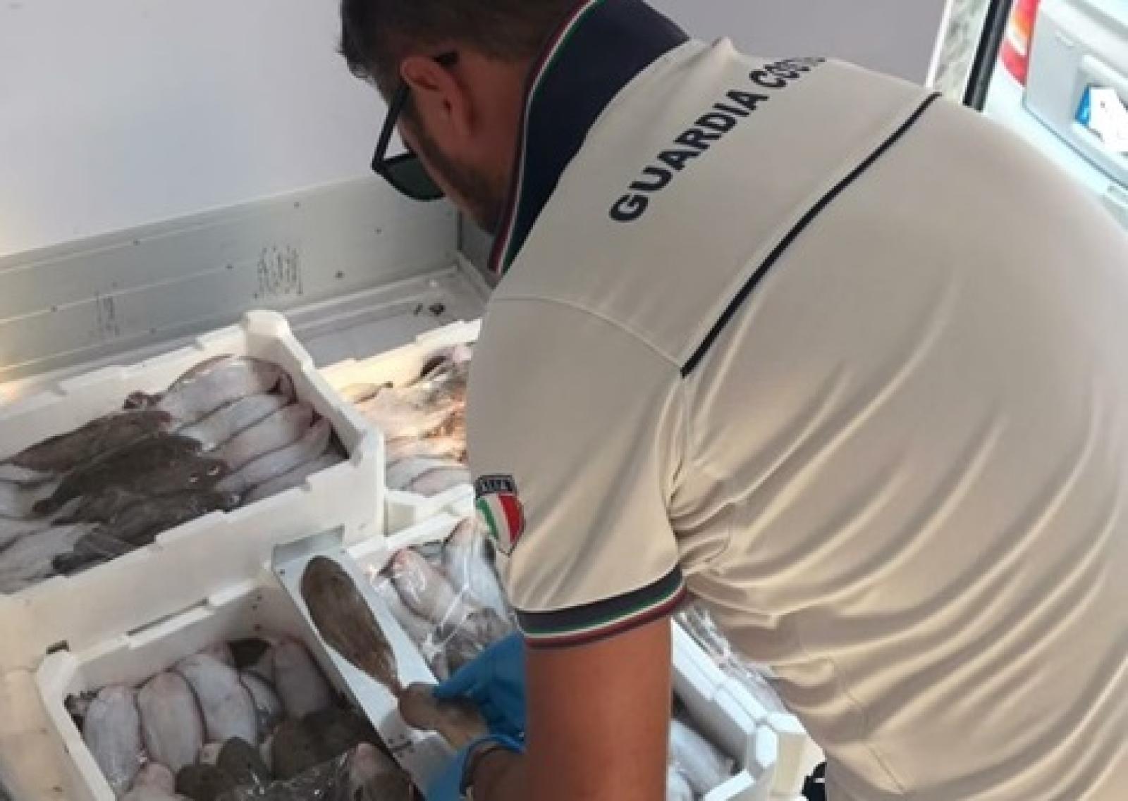 Sequestrati due quintali di pesce, impossibile definirne la provenienza 
