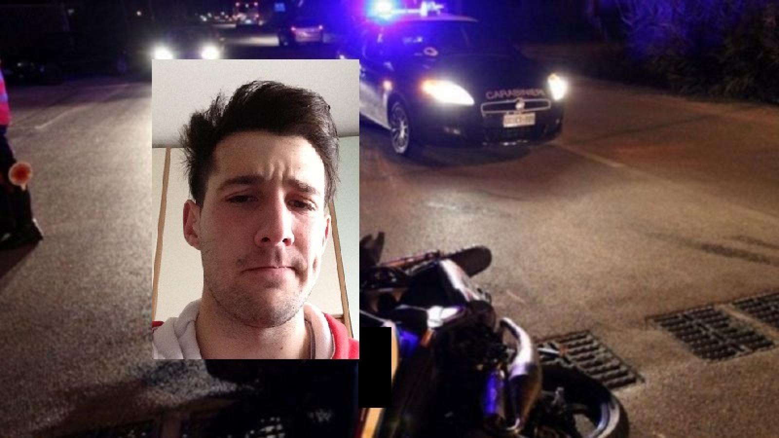 Incidente mortale: Marco muore in moto nel giorno del suo compleanno