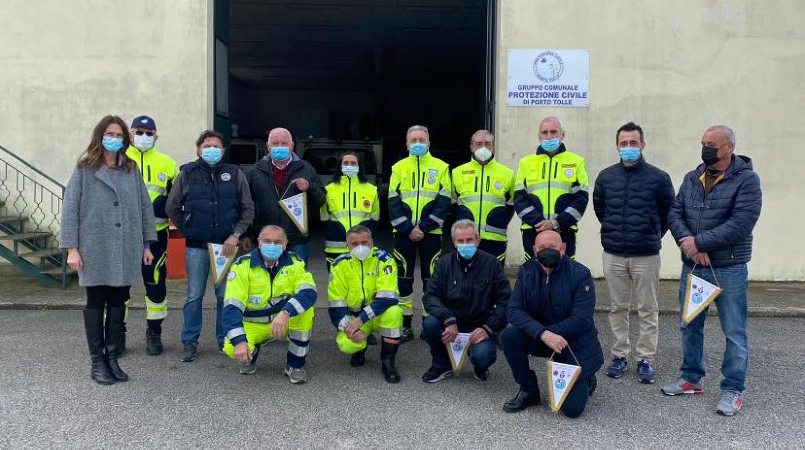 L'associazione dona tutto alla Protezione civile