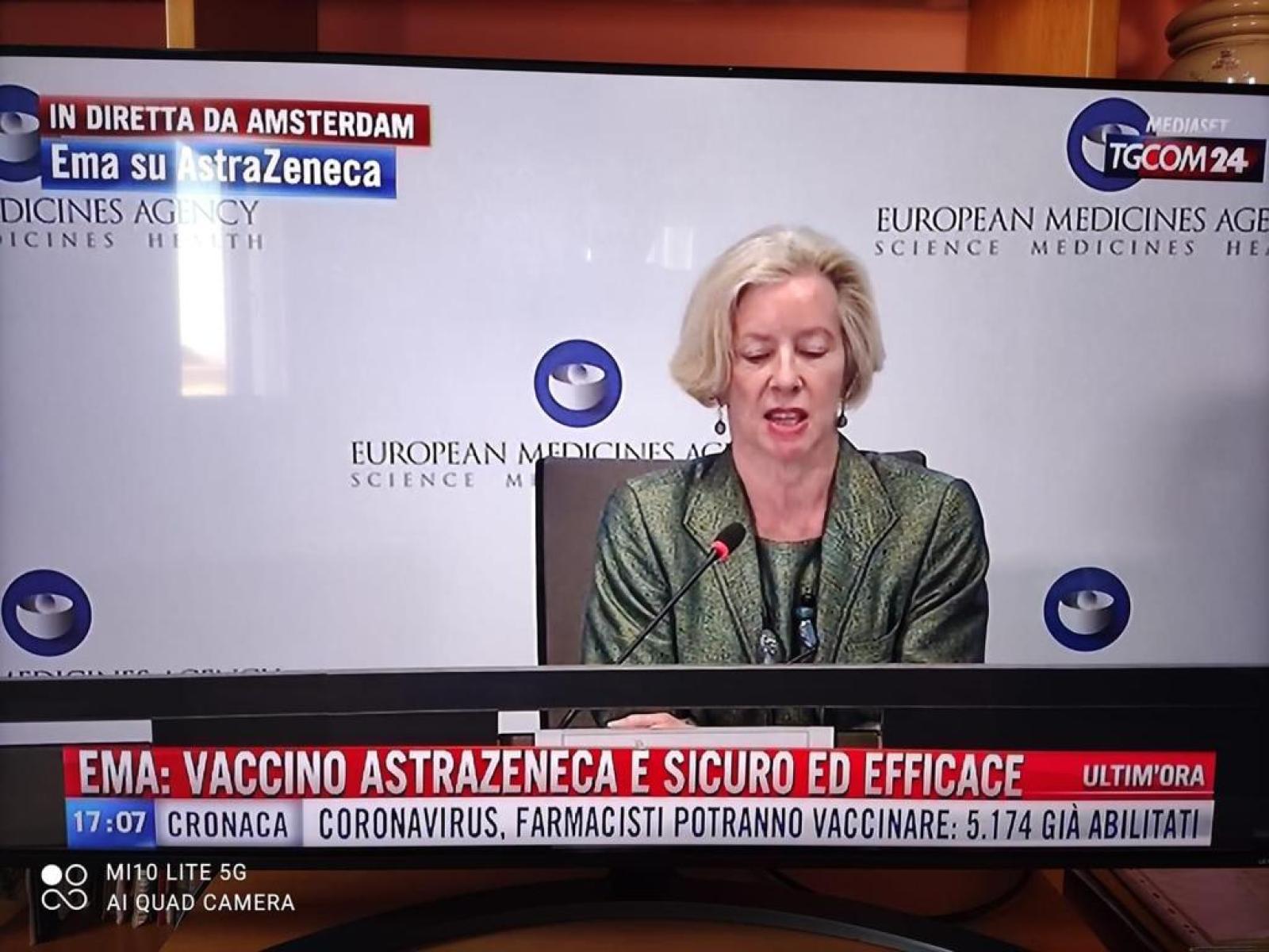 E' ufficiale: il vaccino Astrazeneca &egrave; sicuro e pu&ograve; essere utilizzato