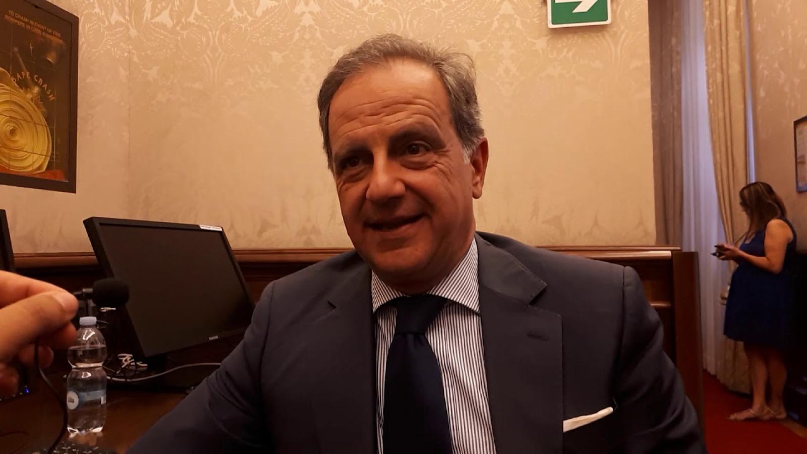 Il senatore Giuseppe Moles