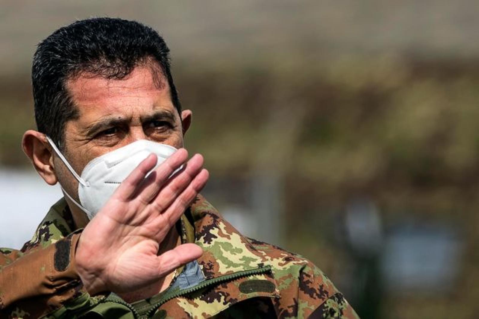 il generale Paolo Figliuolo, commissario per l'emergenza Covid