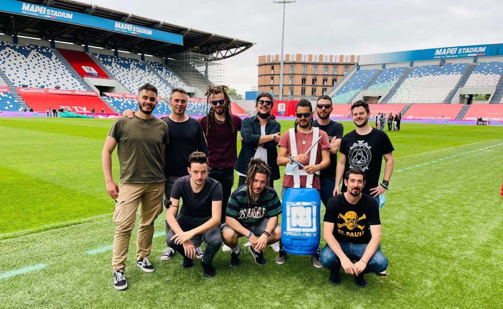 Psycodrummers al Mapei Stadium