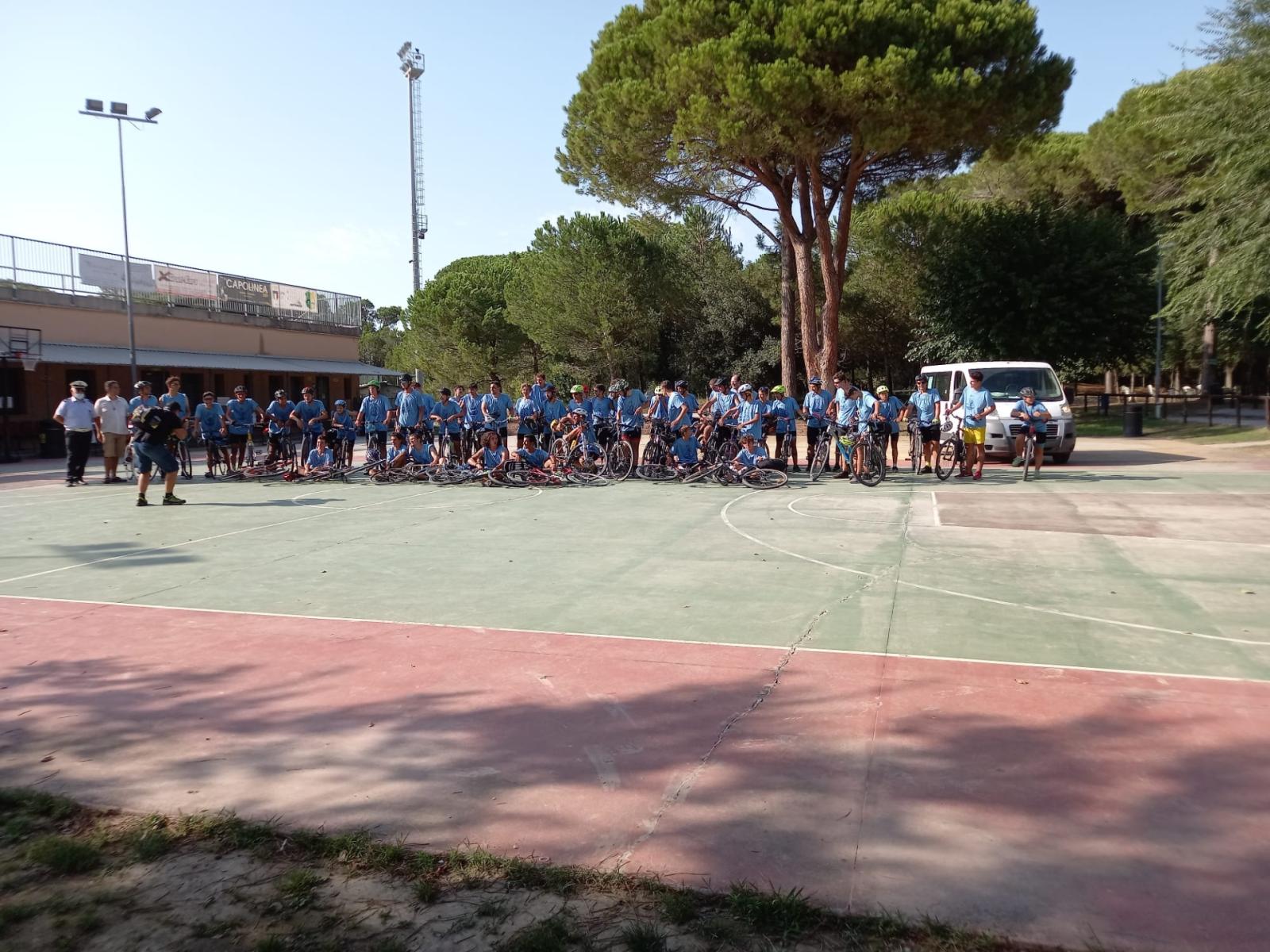 Quaranta ciclisti a San Giusto, che festa!