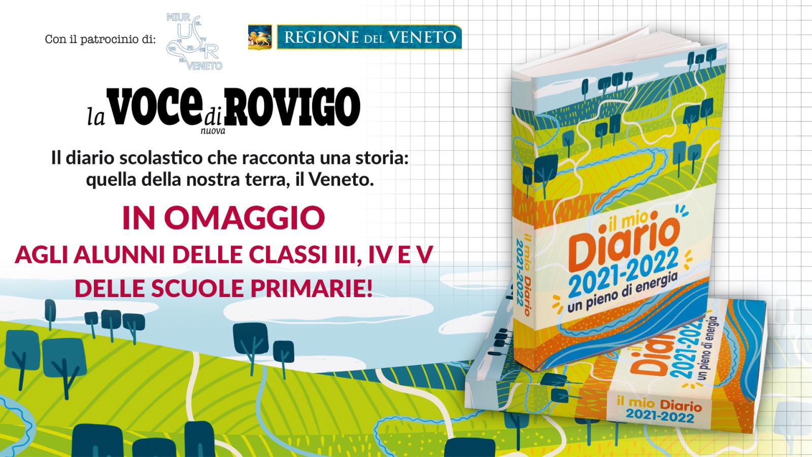 Diario scolastico 2021-2022 in omaggio agli studenti della scuola primaria