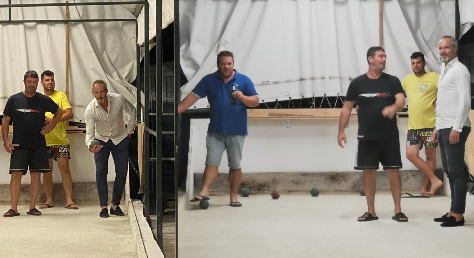 Una partita a bocce per parlare del futuro del Villaggio