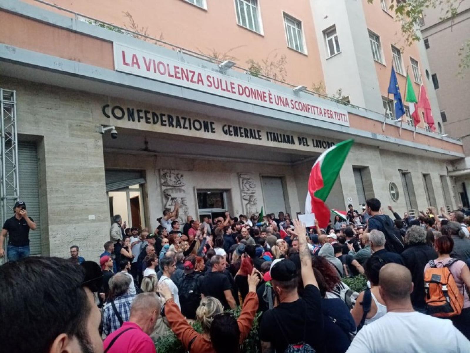 Assalto alla Cgil, in mille partiti dal Veneto
