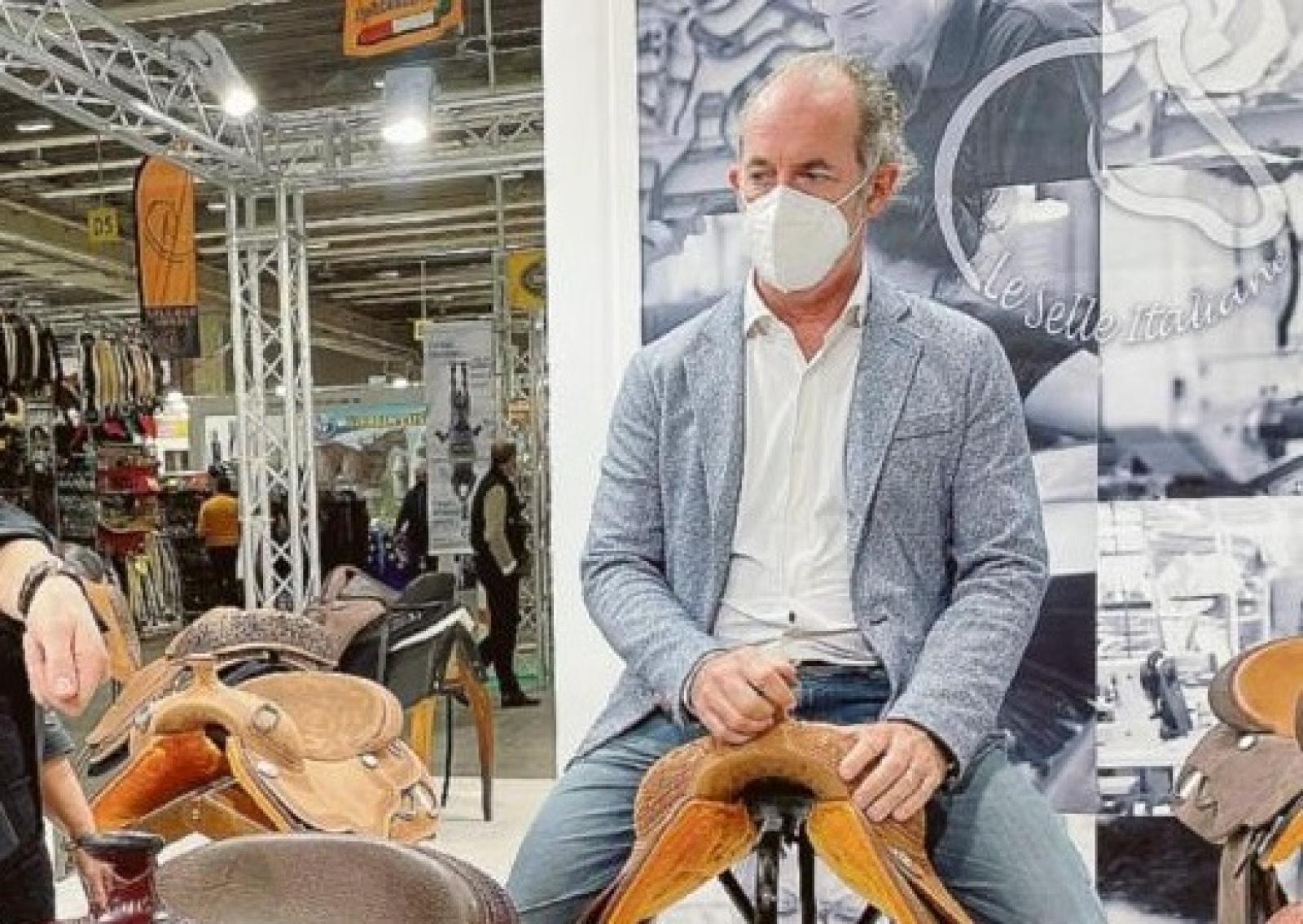 Il regno delle selle polesano visitato da Zaia