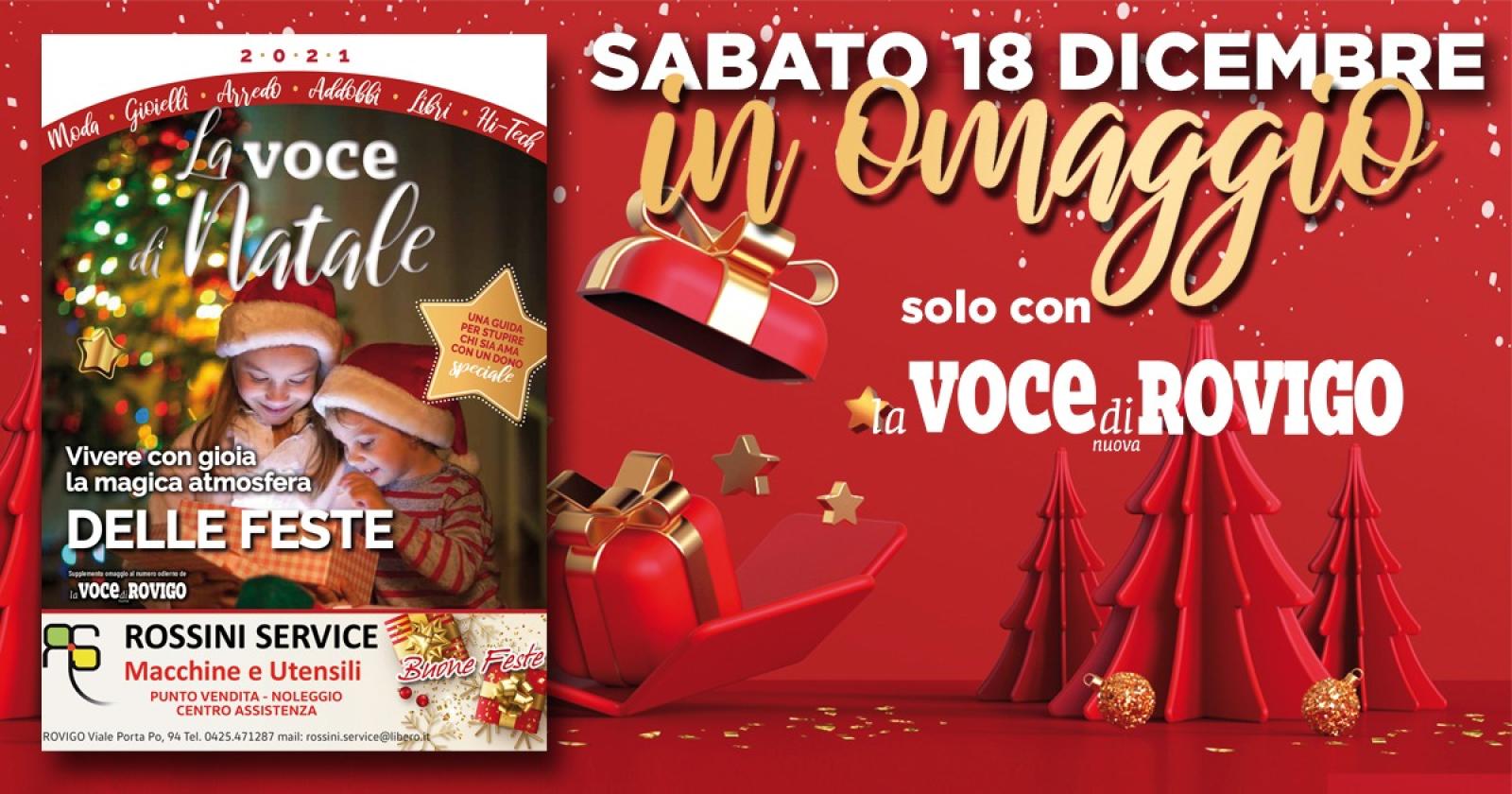 Sabato in tutte le edicole "La Voce di Natale"  il nostro regalo per le feste