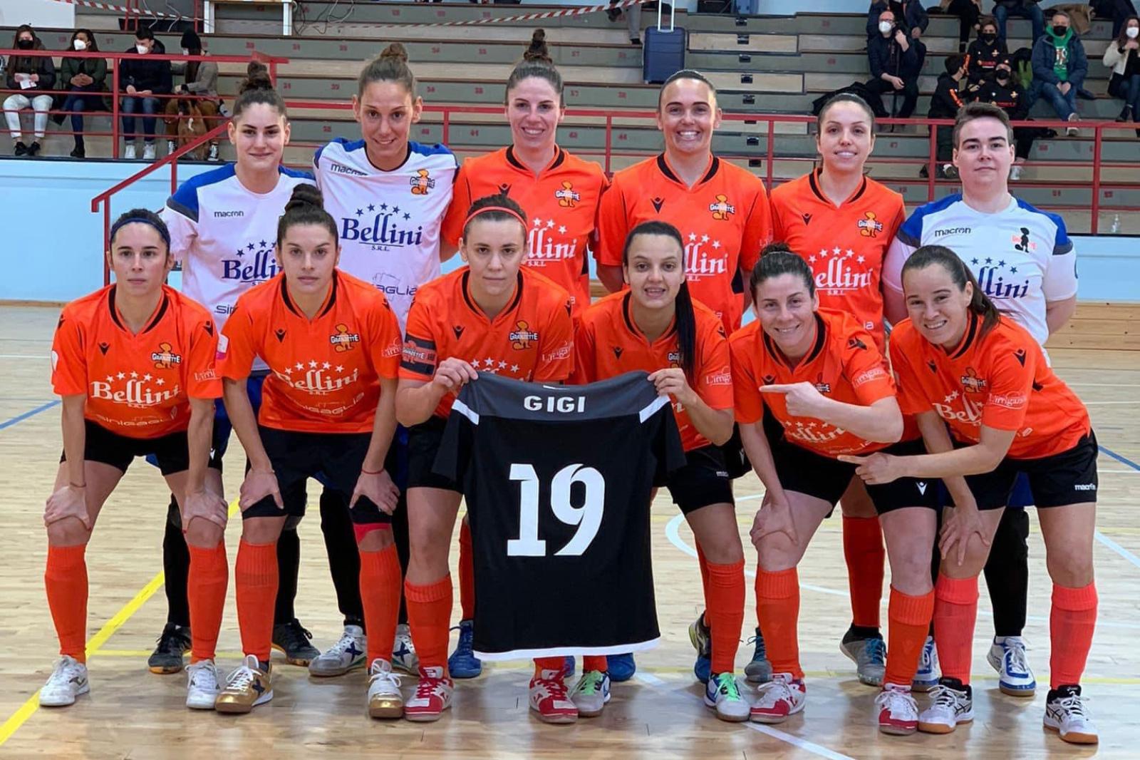 Goleada con dedica a Gigi