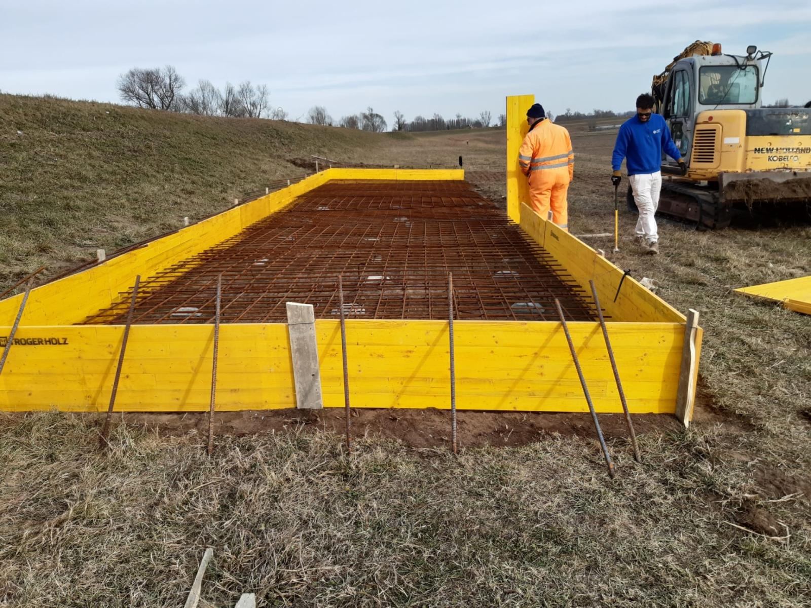 Un nuove argine in plastica contro le infiltrazioni