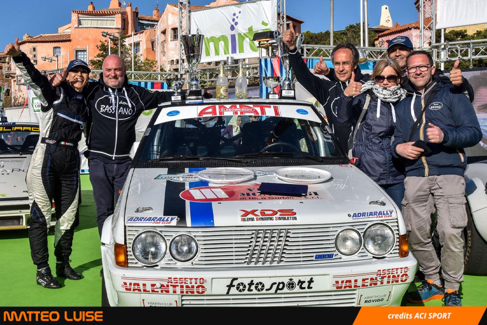 Luise secondo assoluto al rally sardo